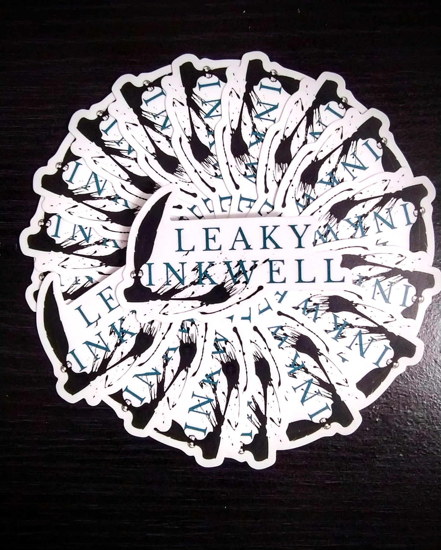 Leaky Inkwell Logo Sticker