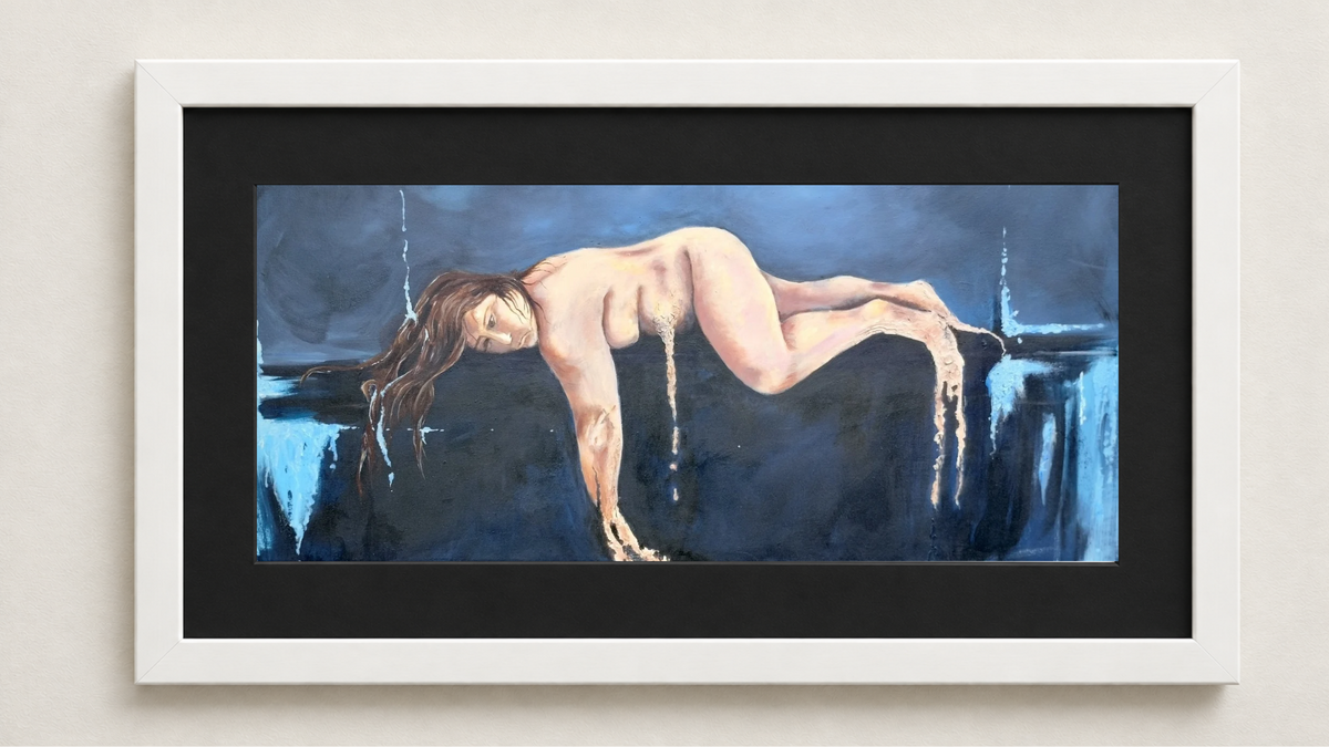 A Little More Than Blue - Art Print 9" x 16"