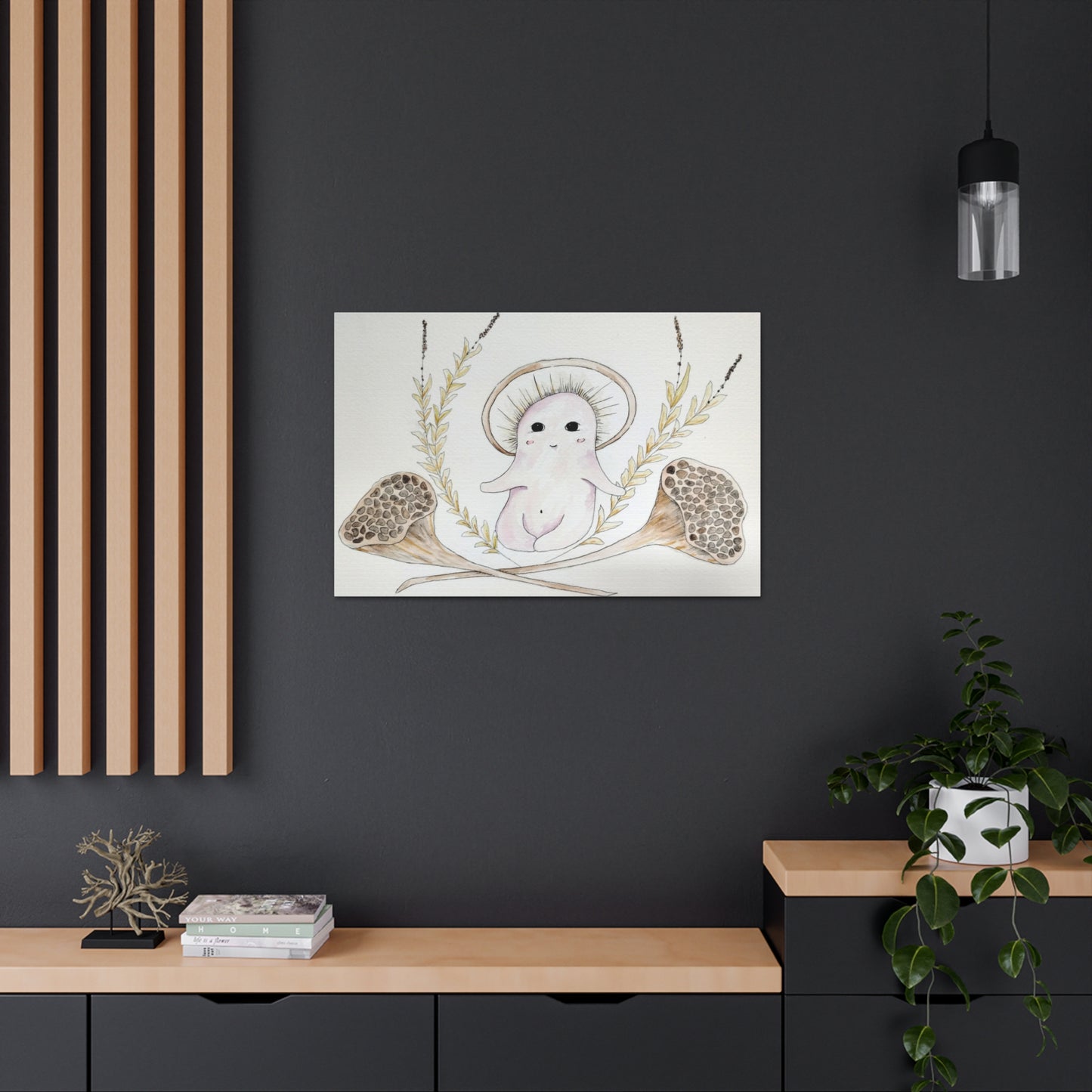 Mushroom Baby -Canvas Gallery Wraps