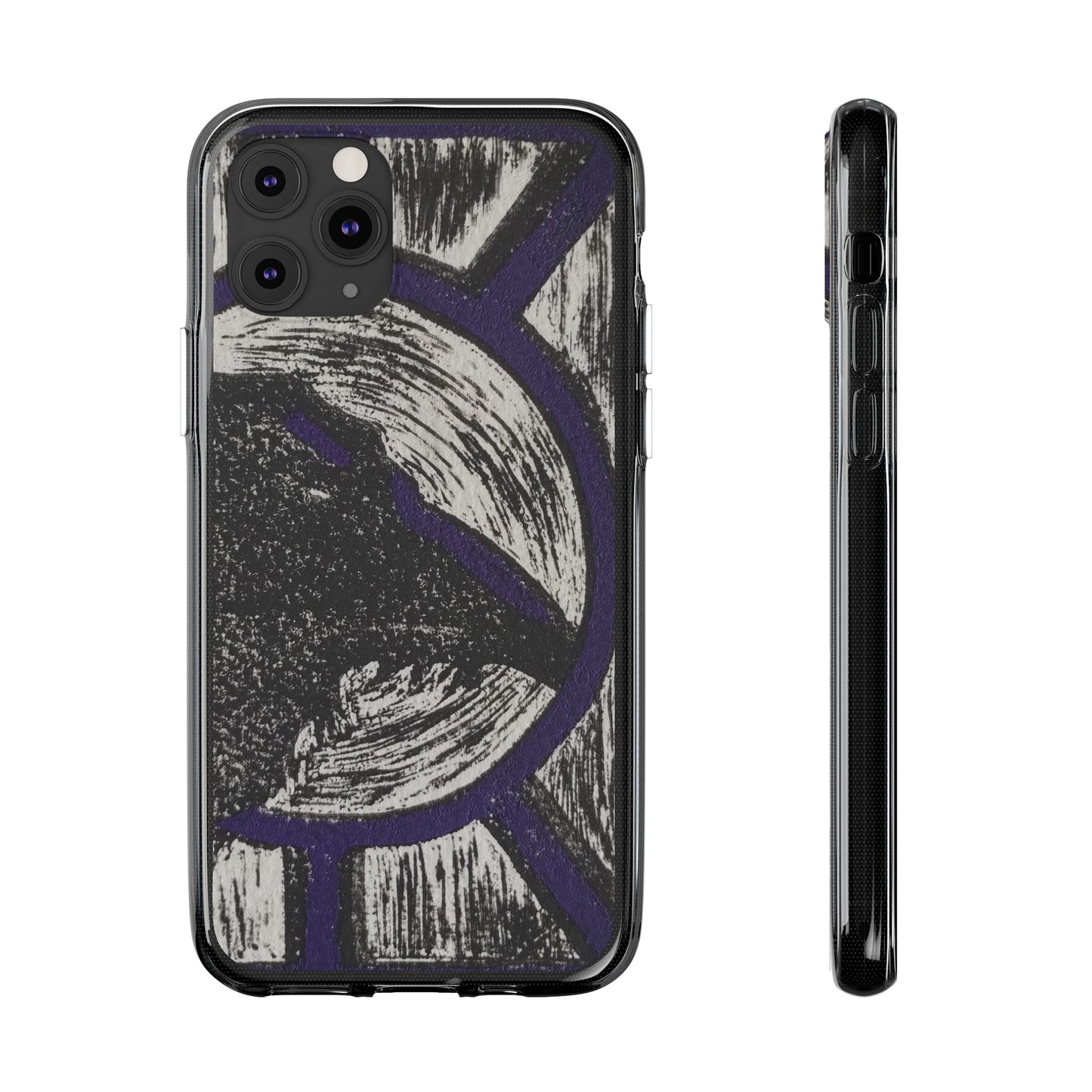 Soft Phone Cases Raven Purple