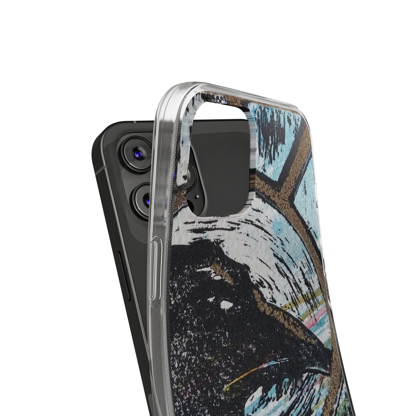 Soft Phone Cases Raven Colourful