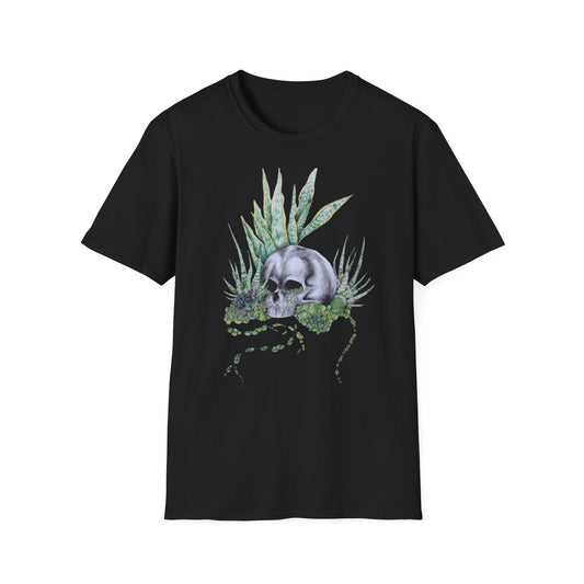 Pearls and Skull Unisex Softstyle T-Shirt