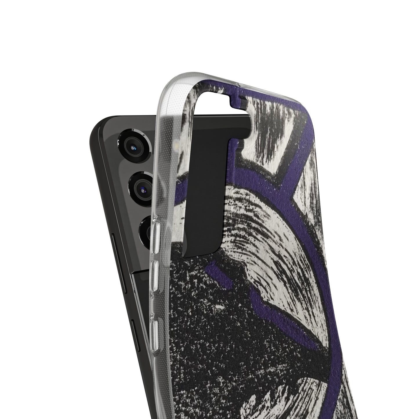 Soft Phone Cases Raven Purple