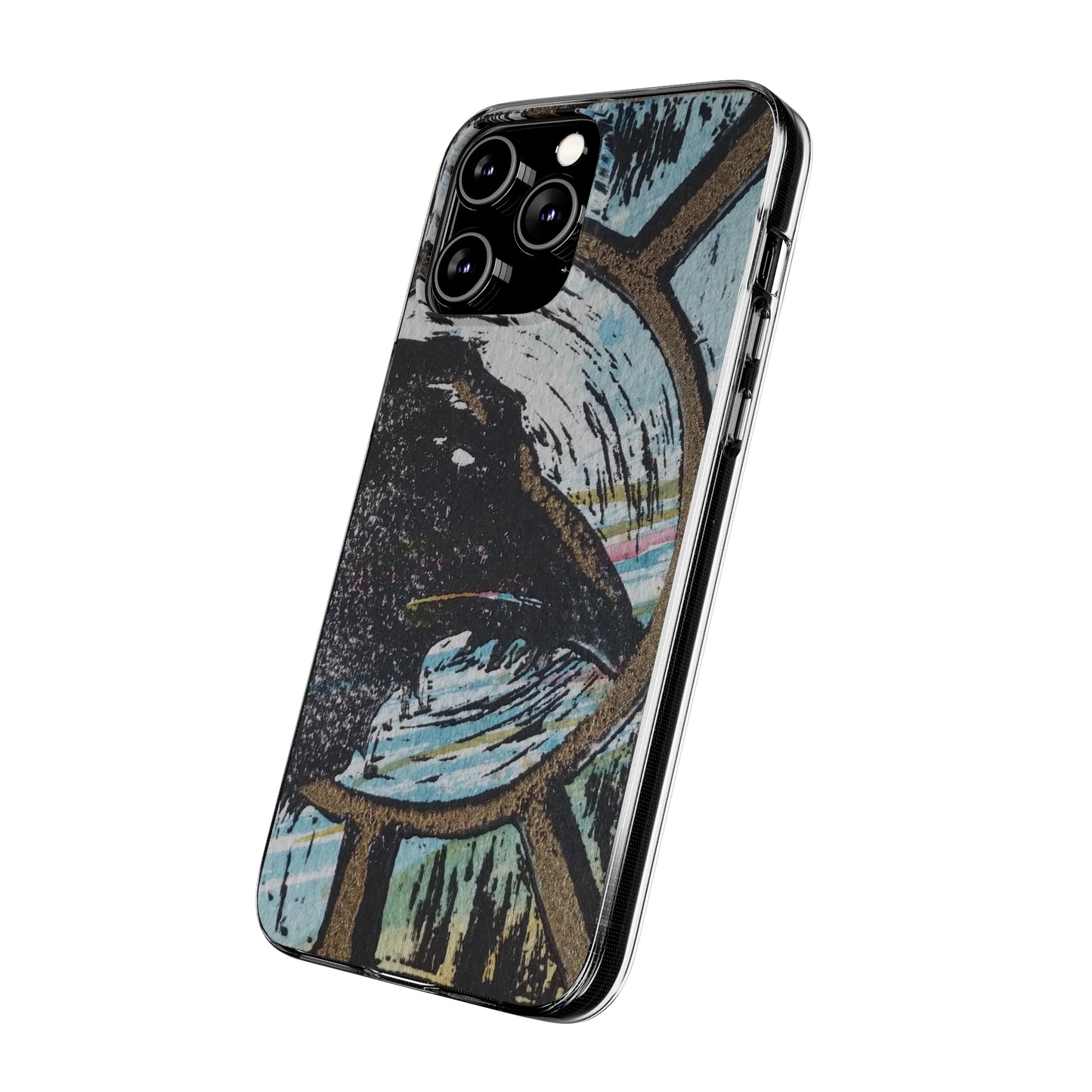 Soft Phone Cases Raven Colourful