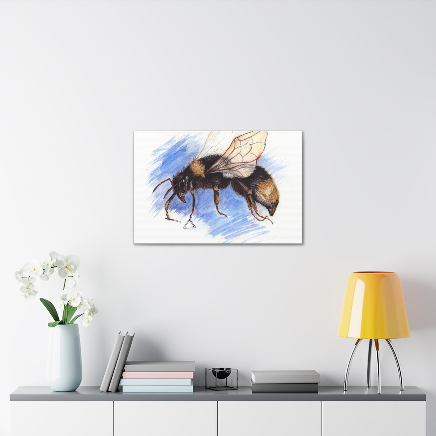 Whimsical Bee -Canvas Gallery Wraps