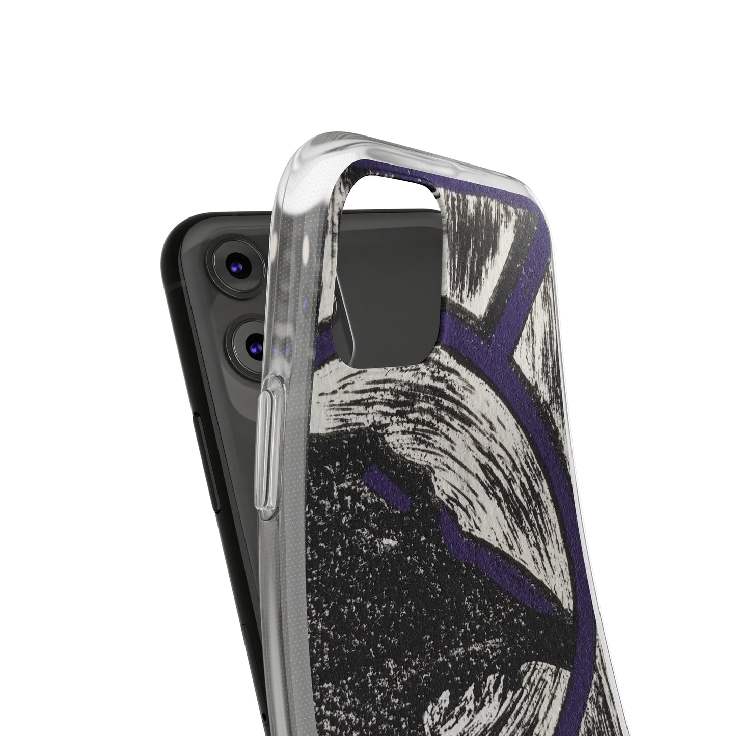 Soft Phone Cases Raven Purple