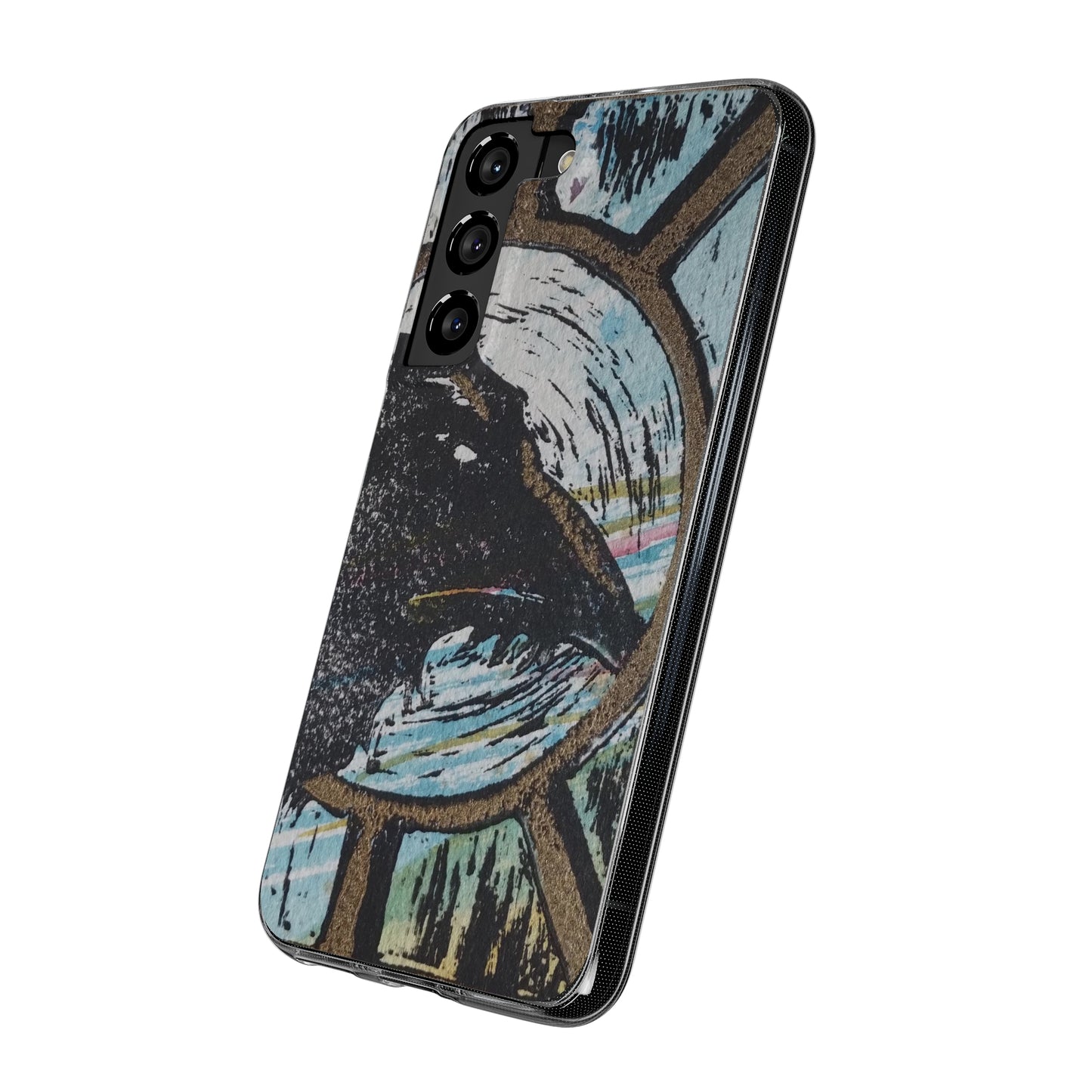 Soft Phone Cases Raven Colourful