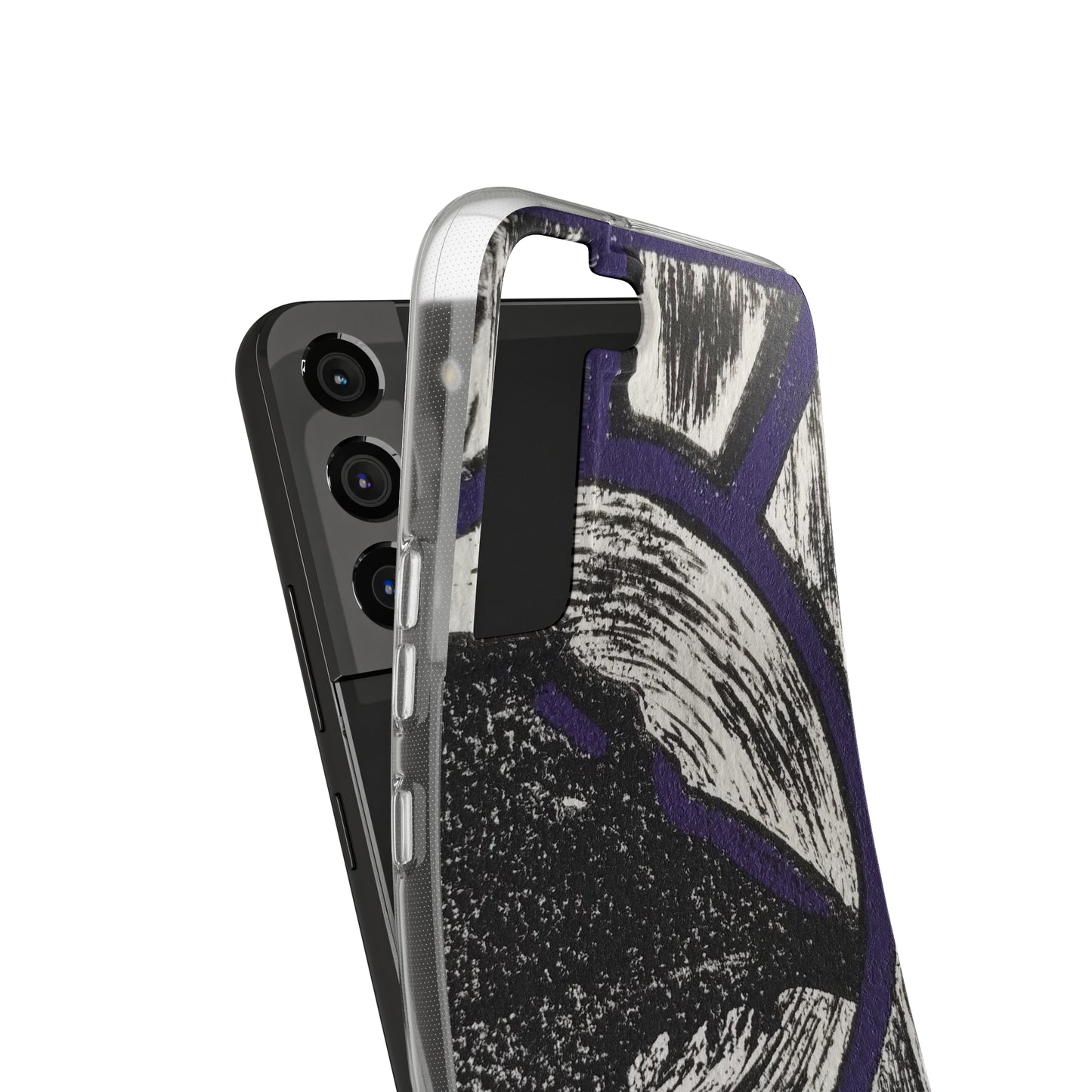 Soft Phone Cases Raven Purple