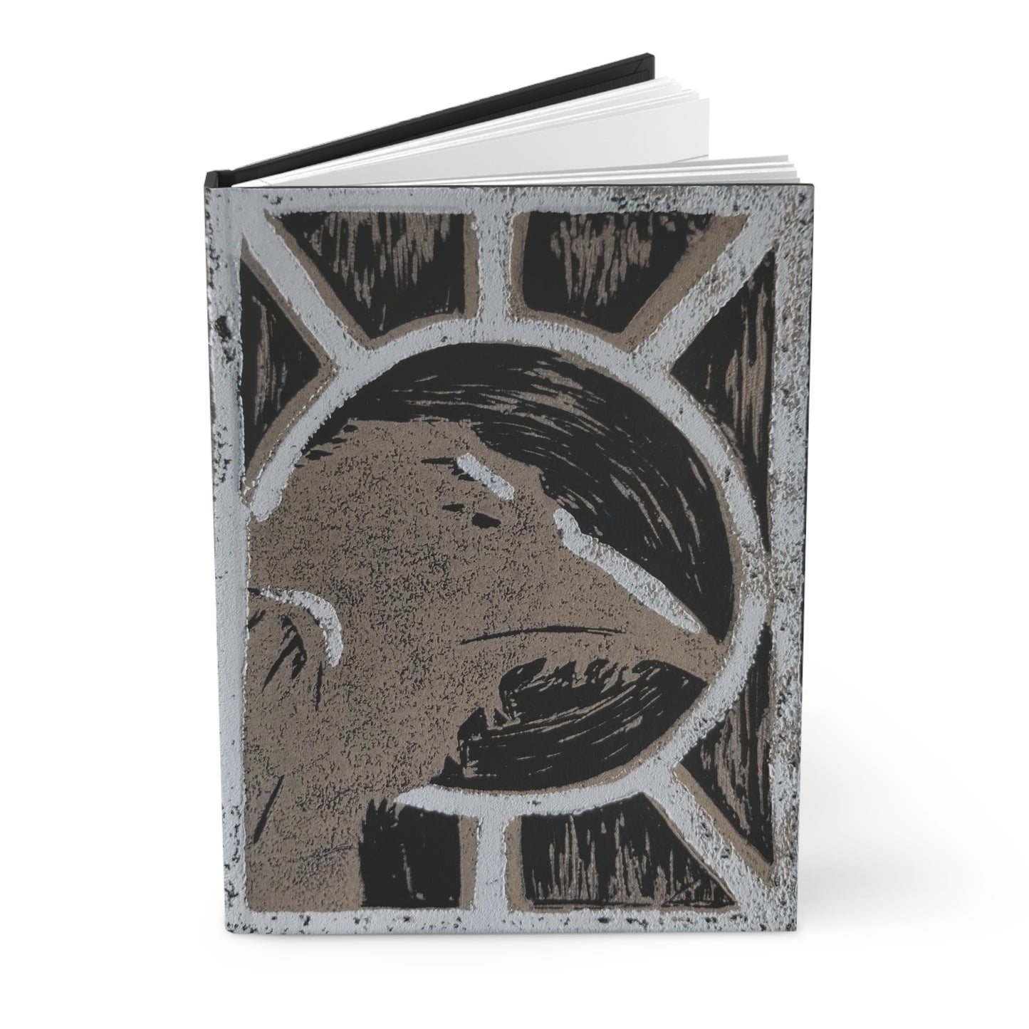 Raven Hardcover Journal -Gold