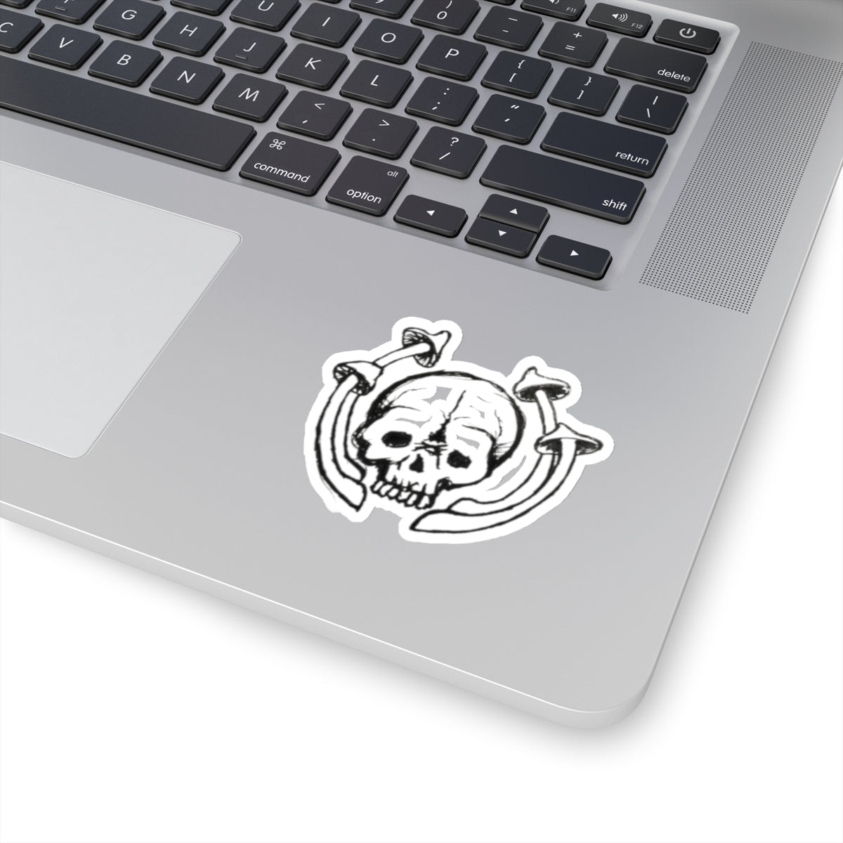 Skull & Mushrooms Kiss-Cut Stickers