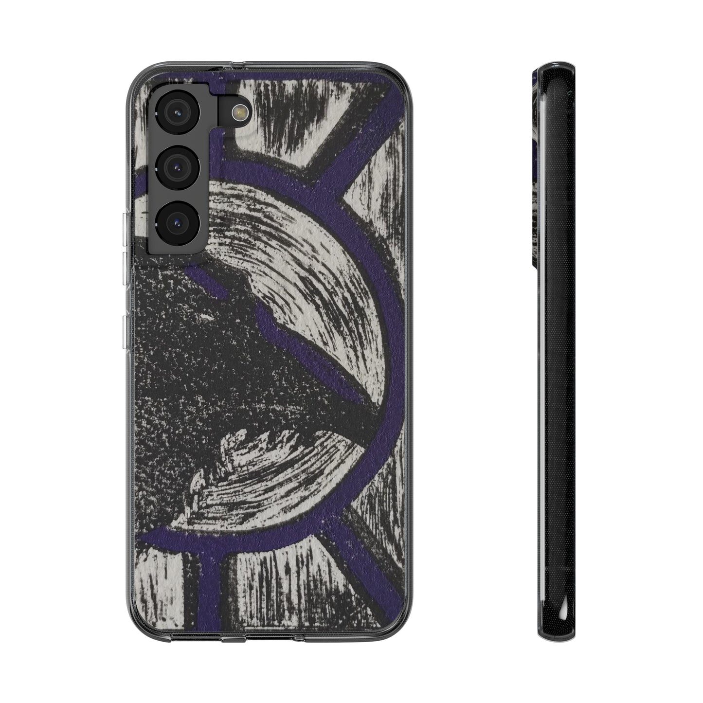 Soft Phone Cases Raven Purple