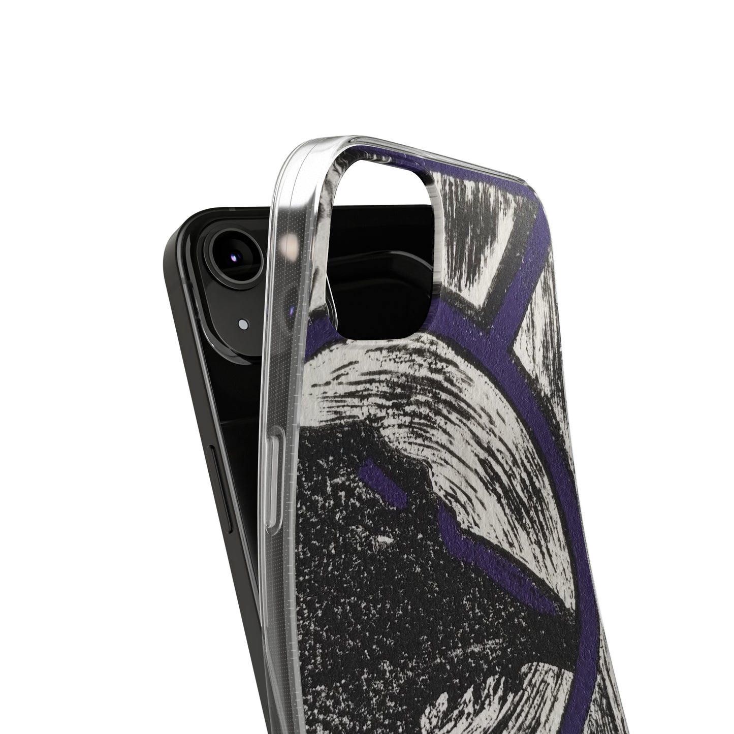 Soft Phone Cases Raven Purple