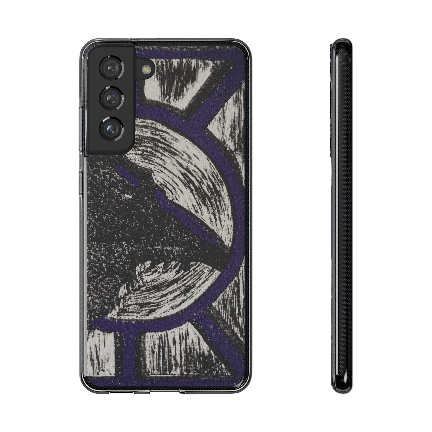 Soft Phone Cases Raven Purple