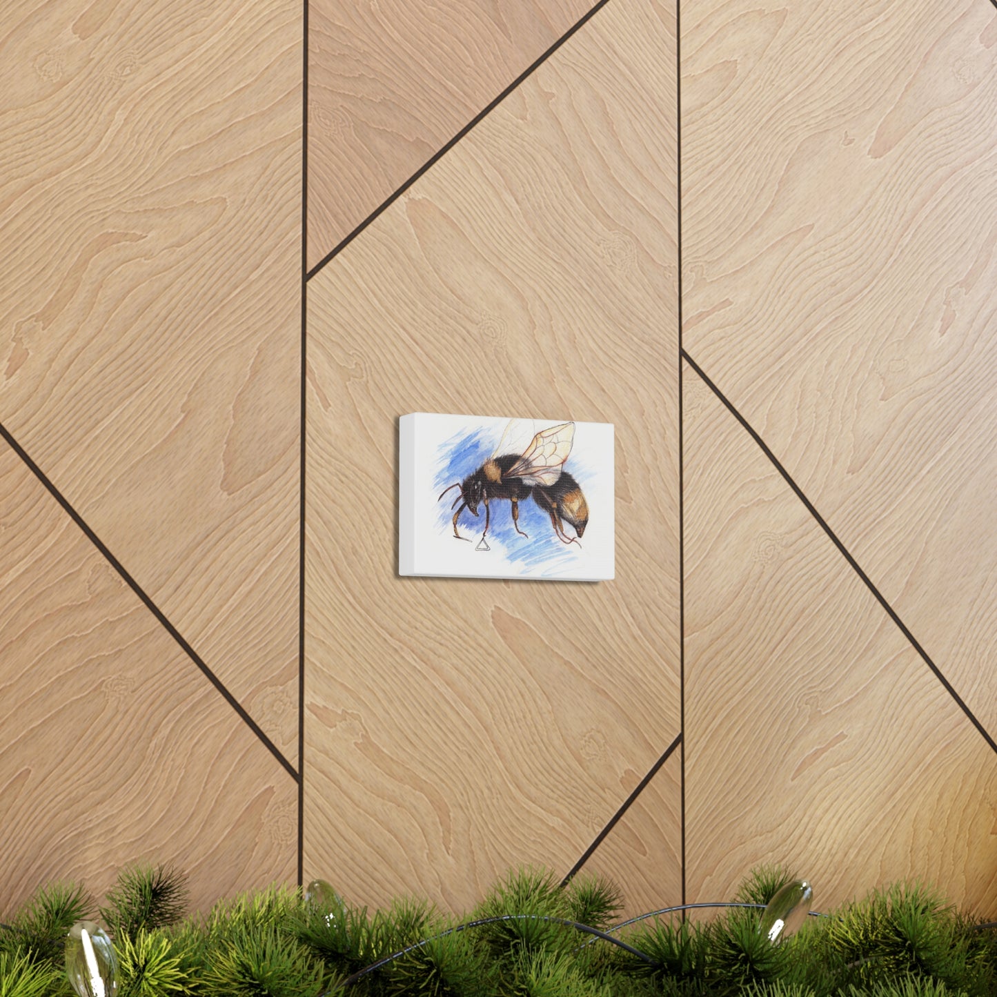 Whimsical Bee -Canvas Gallery Wraps