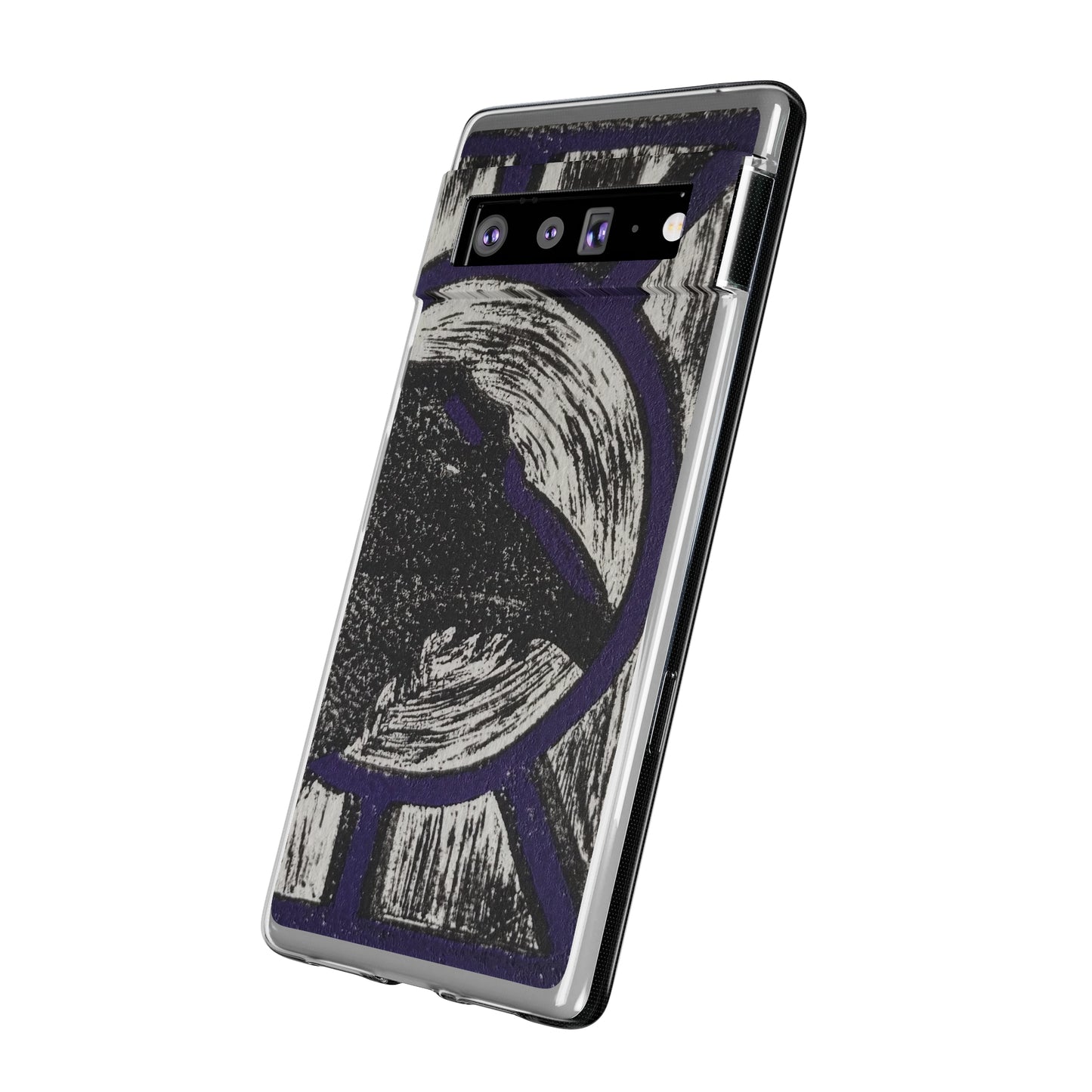 Soft Phone Cases Raven Purple