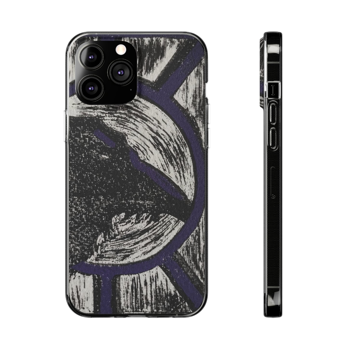 Soft Phone Cases Raven Purple