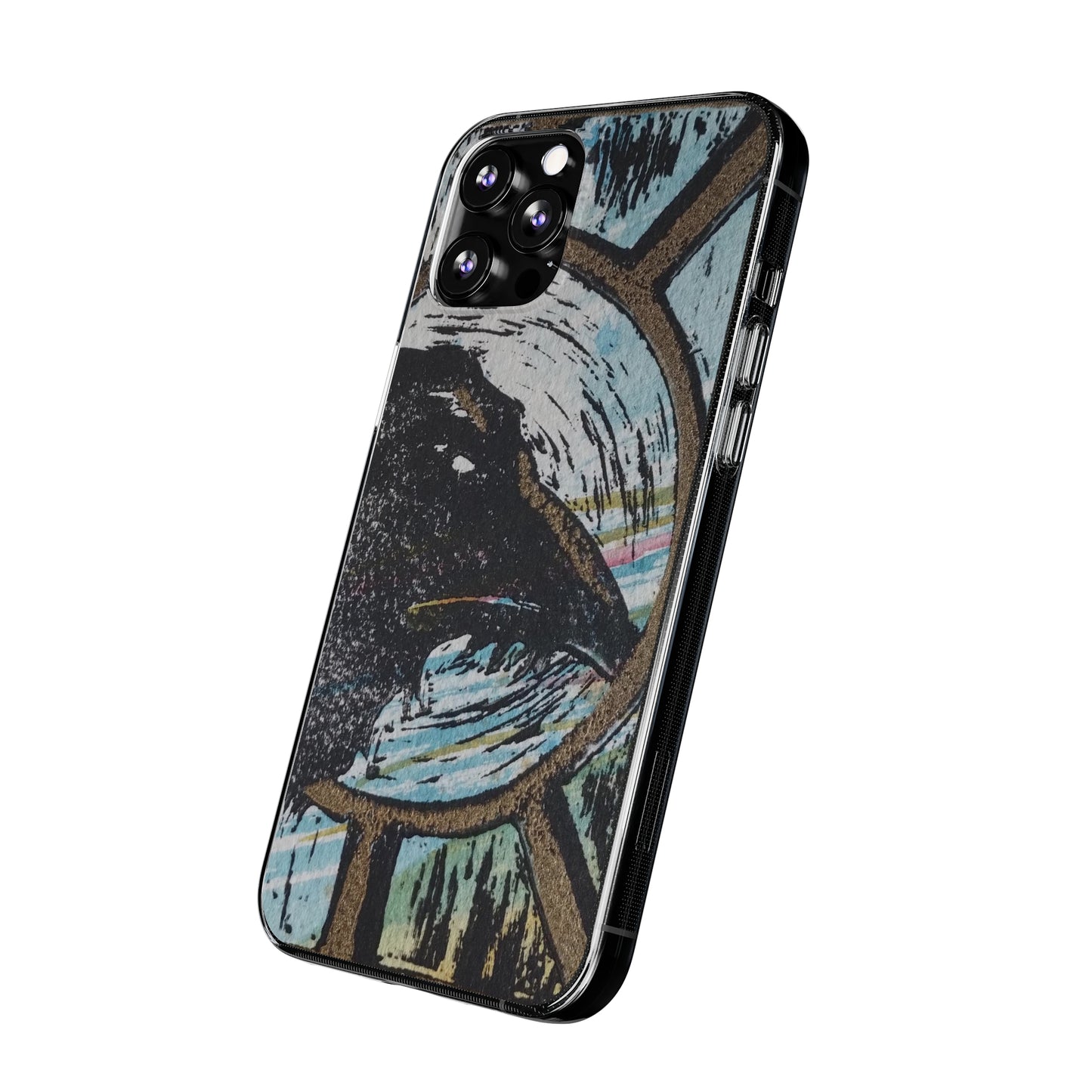 Soft Phone Cases Raven Colourful