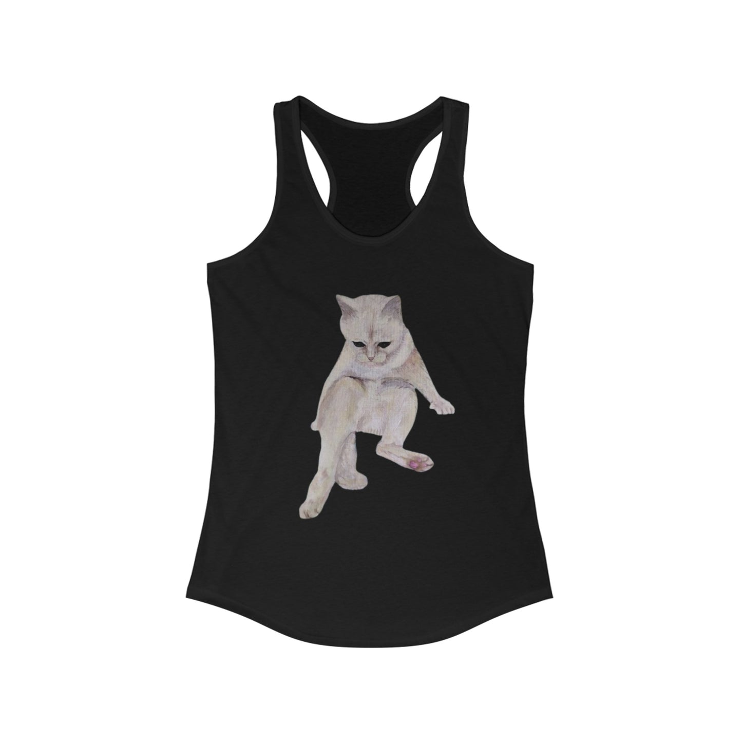 Women's Racerback Tank- Peanut