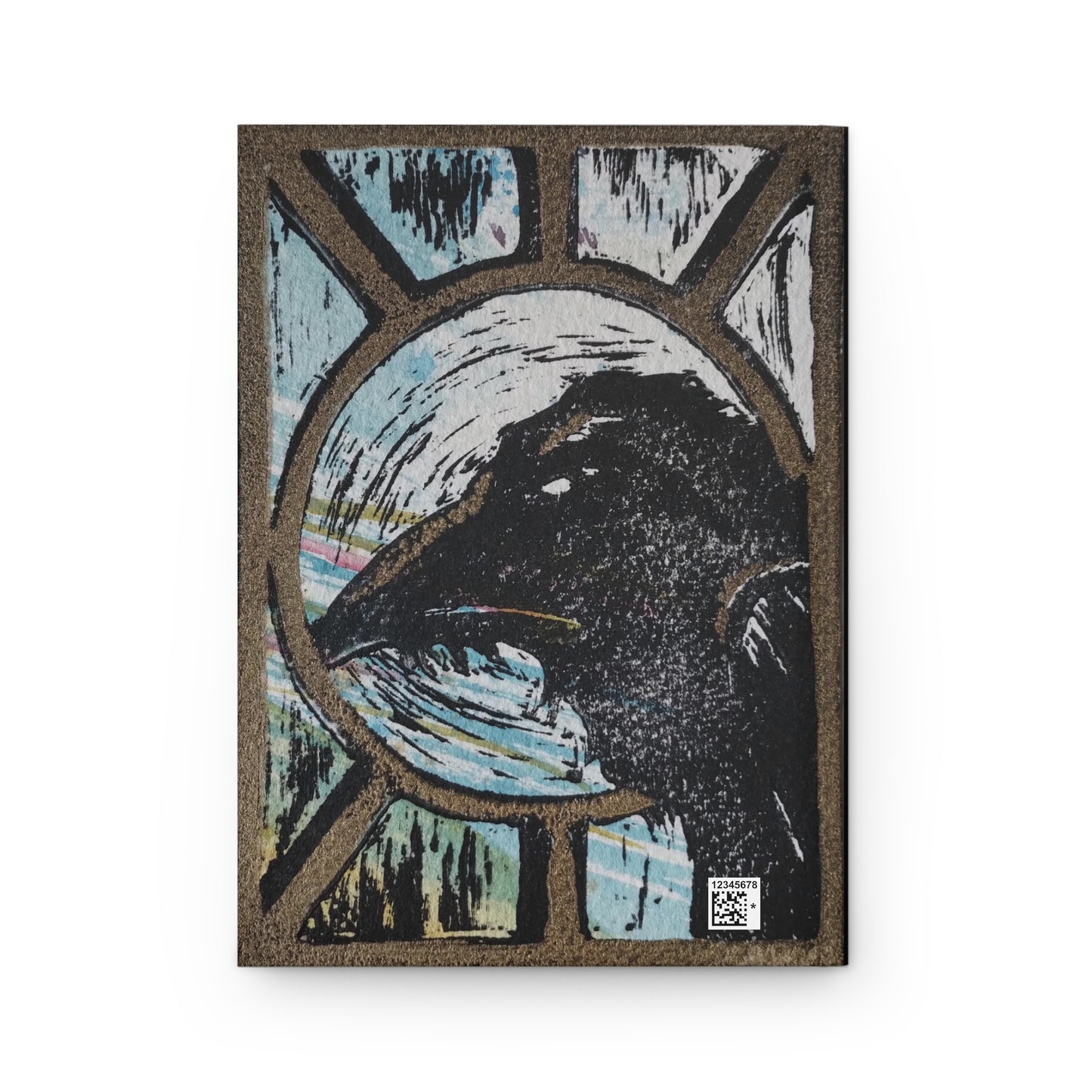 Raven Print Journal -Blue