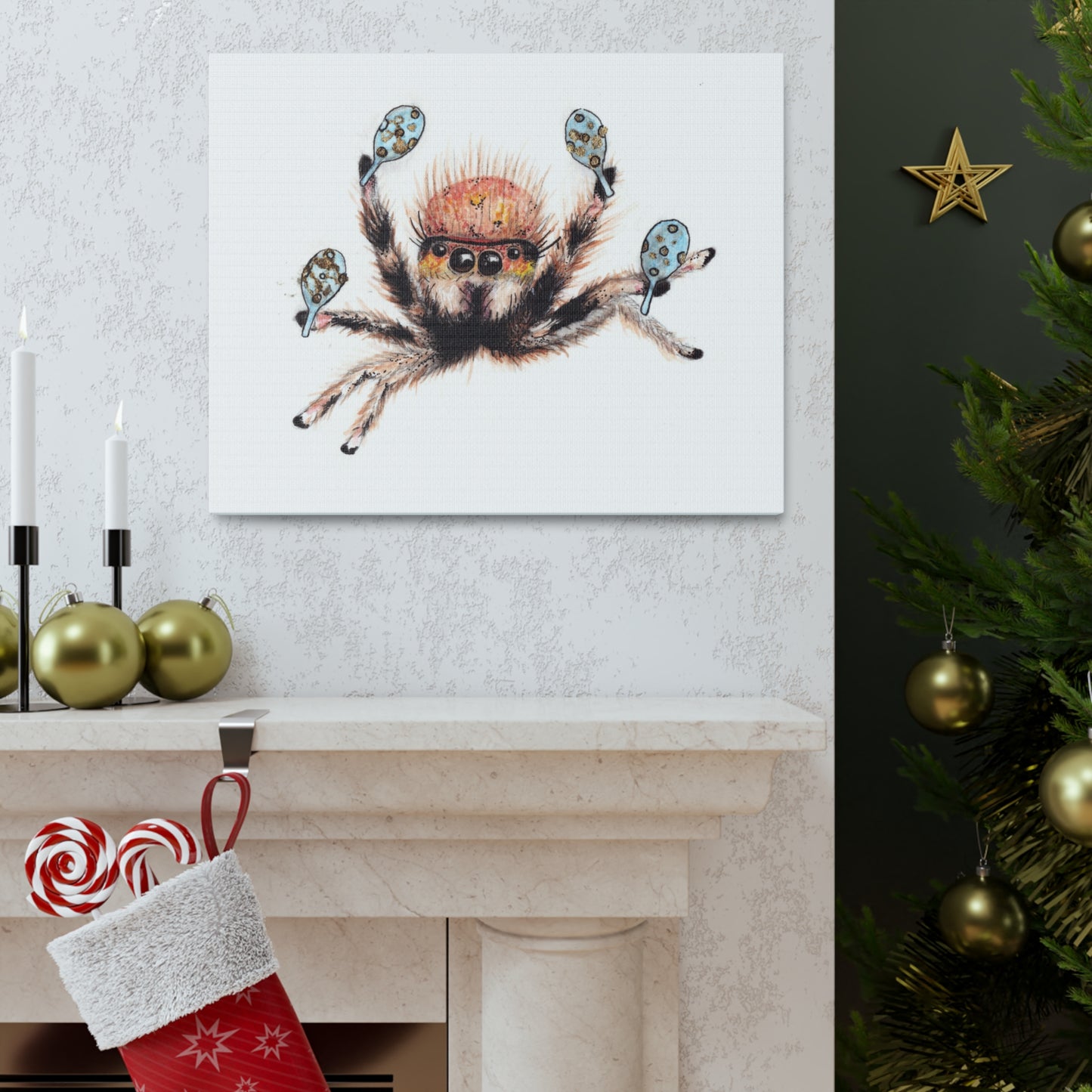 Cha Cha Spider -Canvas Gallery Wraps