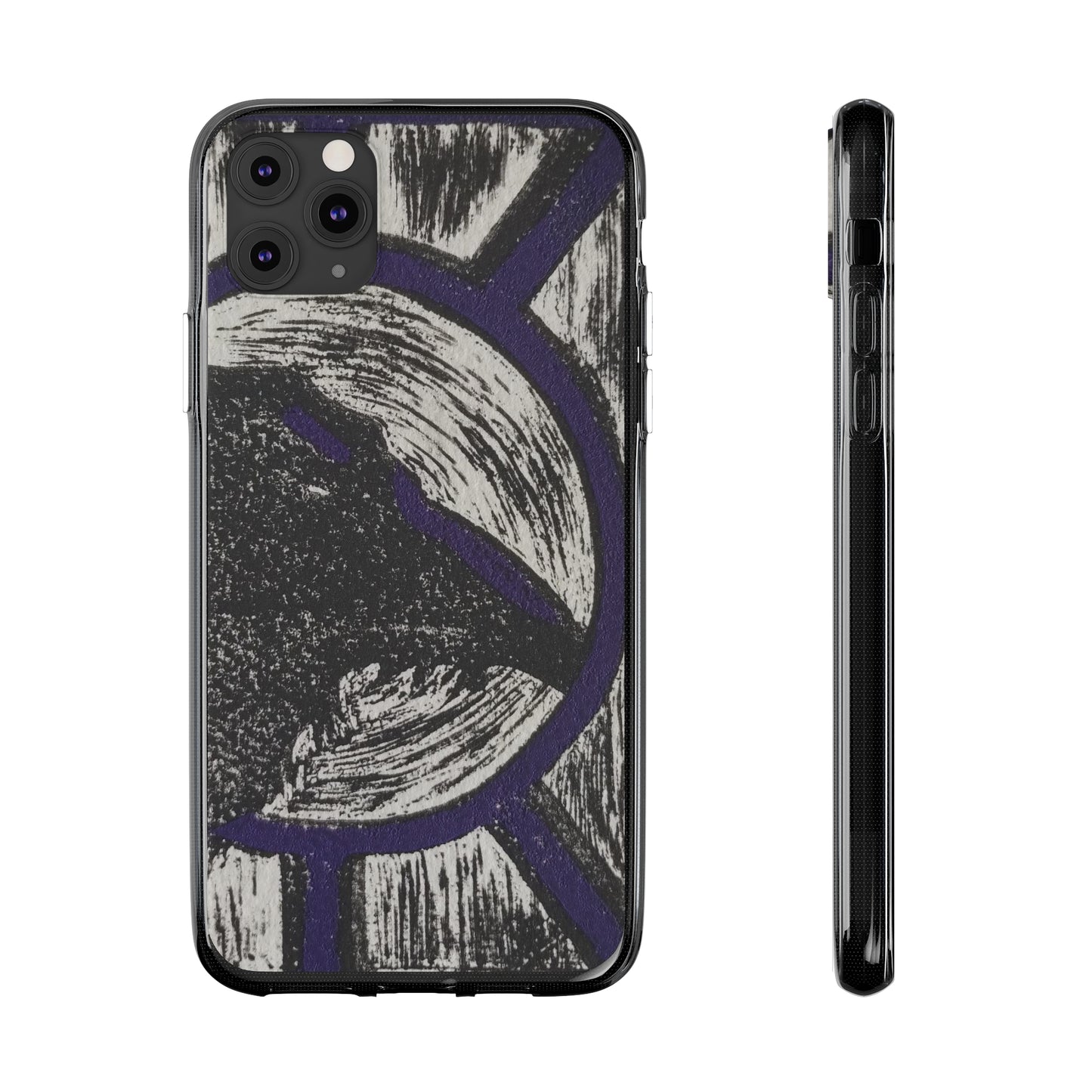 Soft Phone Cases Raven Purple