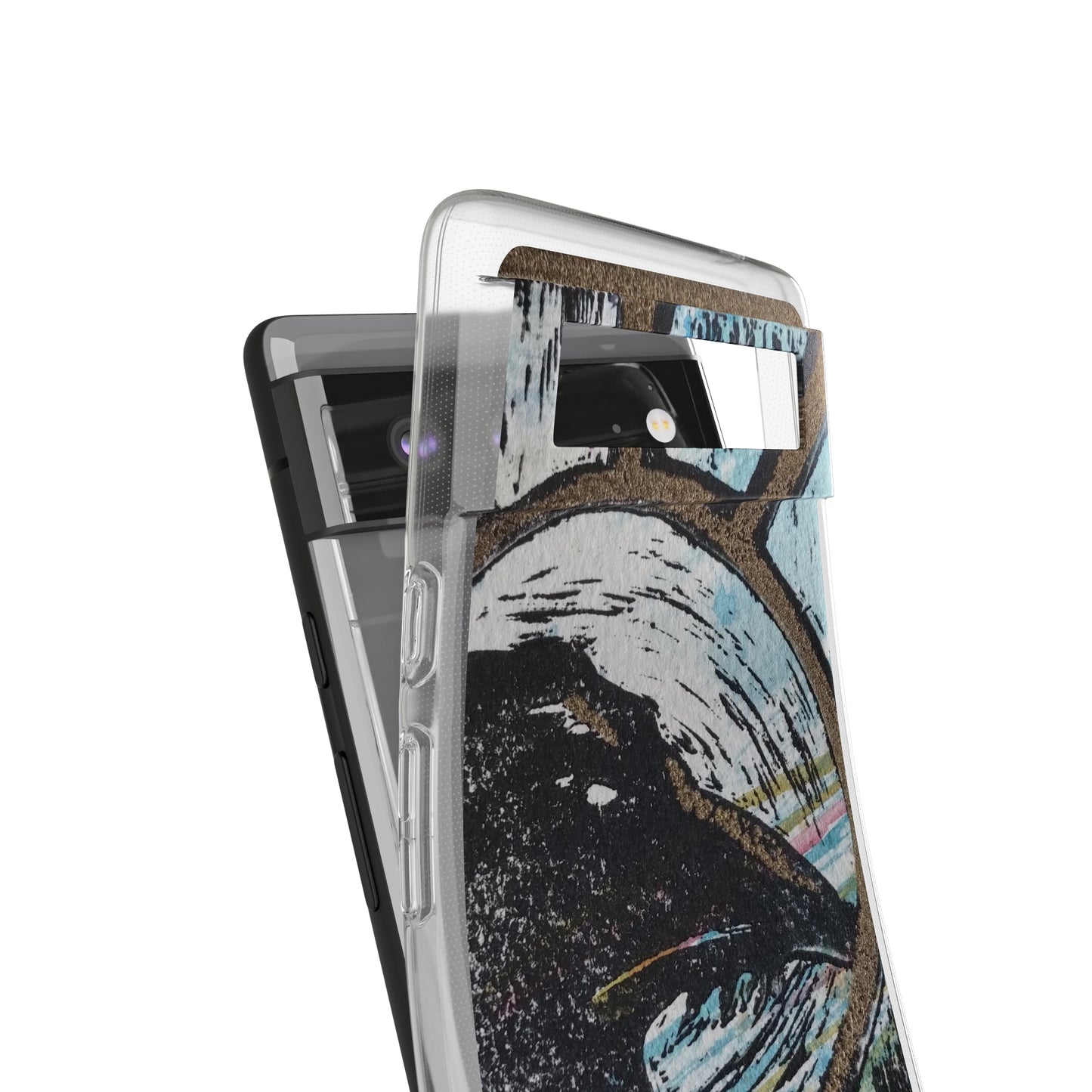 Soft Phone Cases Raven Colourful