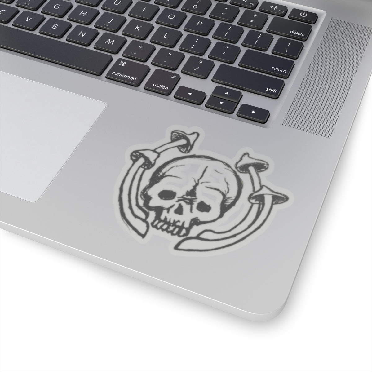 Skull & Mushrooms Kiss-Cut Stickers