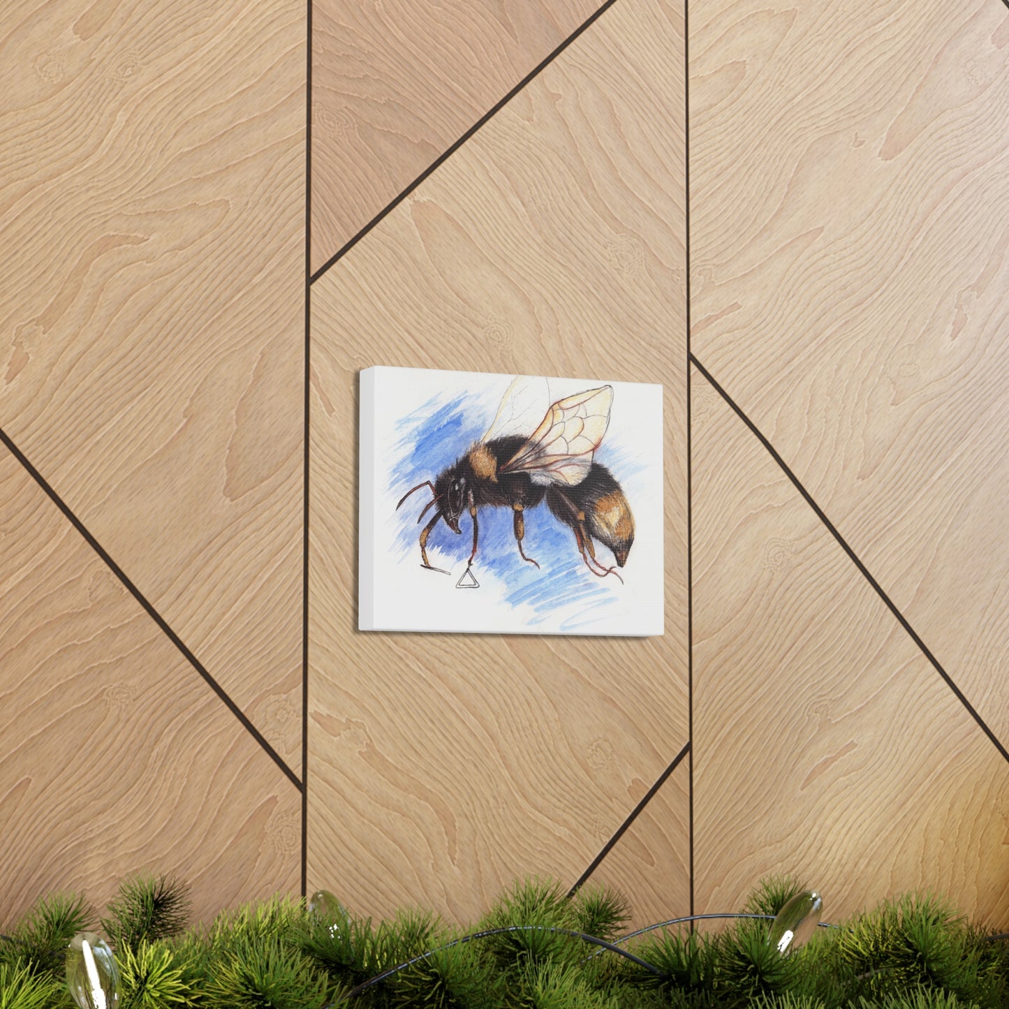 Whimsical Bee -Canvas Gallery Wraps