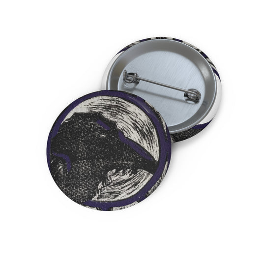 Raven Purple Pin Button