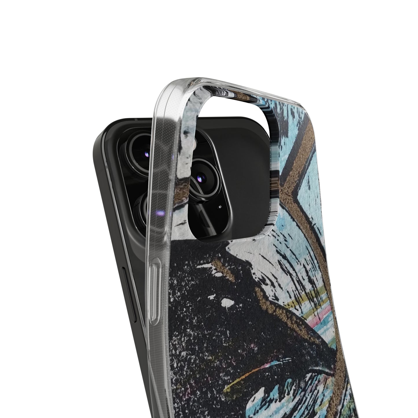 Soft Phone Cases Raven Colourful