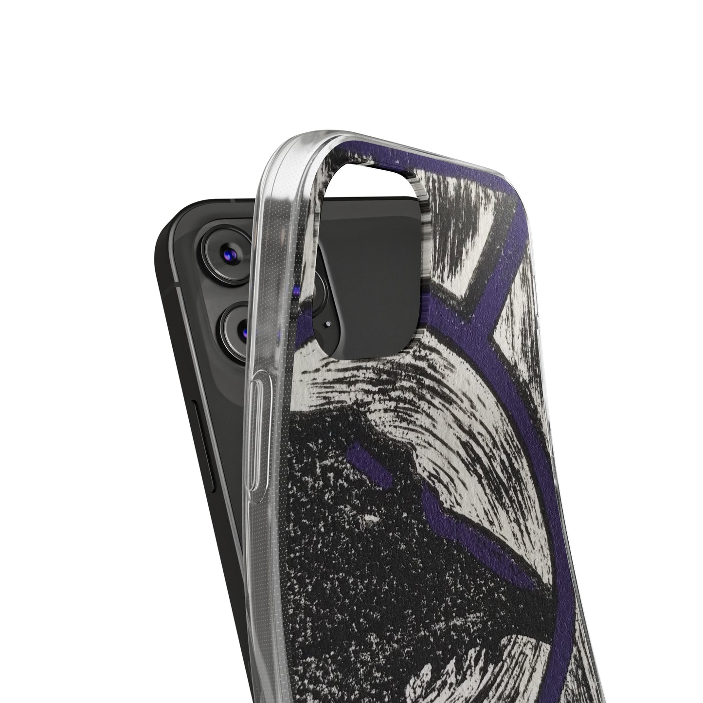 Soft Phone Cases Raven Purple