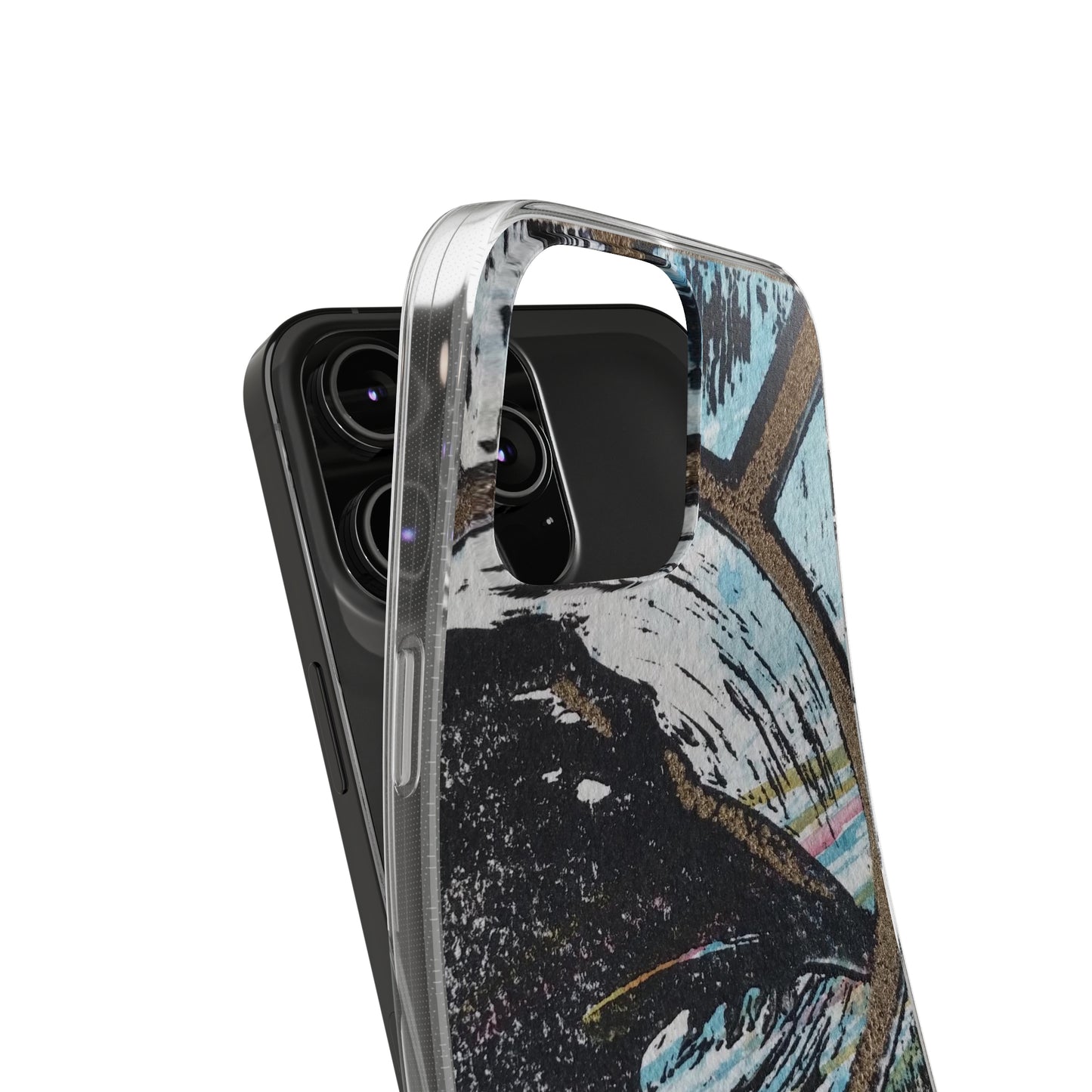 Soft Phone Cases Raven Colourful