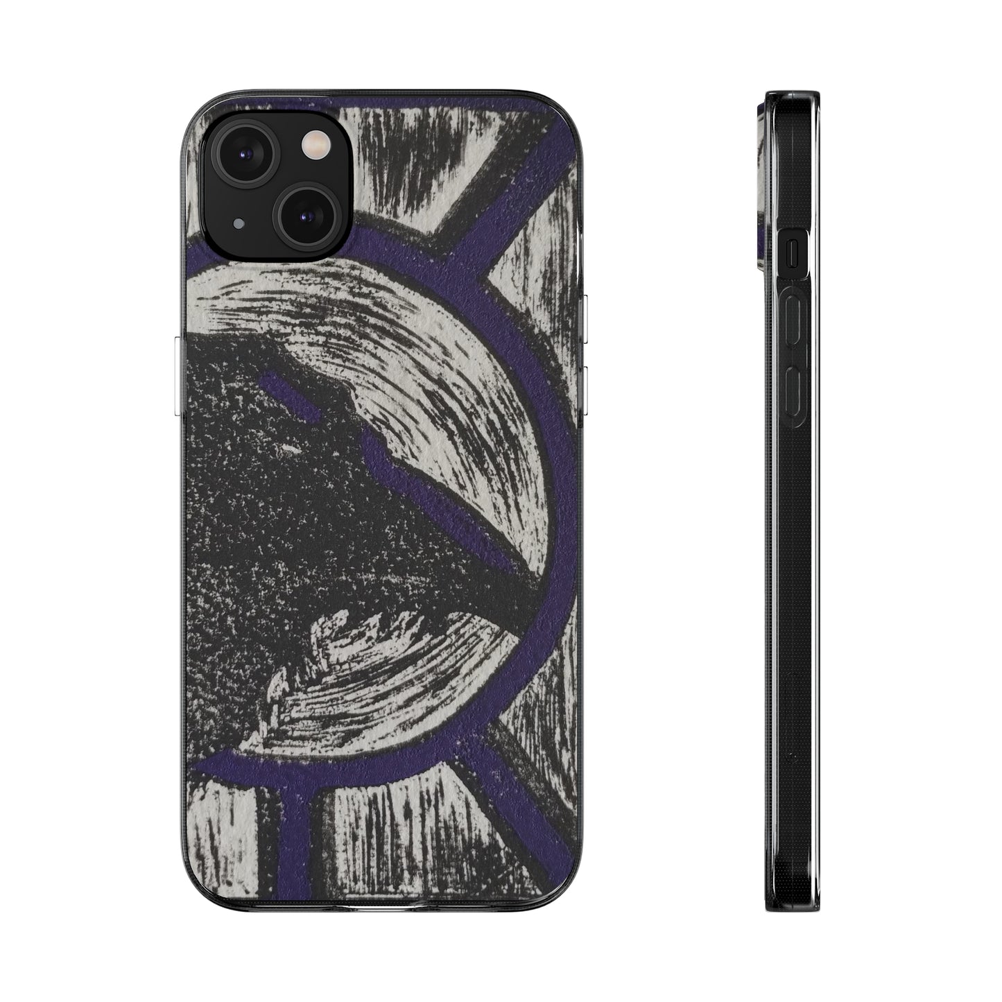 Soft Phone Cases Raven Purple