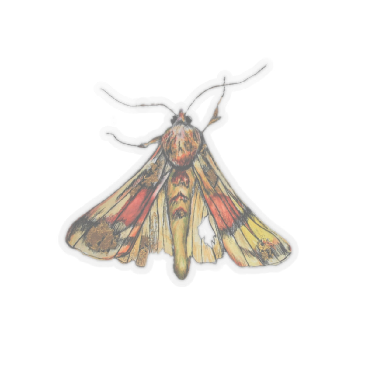 Moth Kiss-Cut Stickers