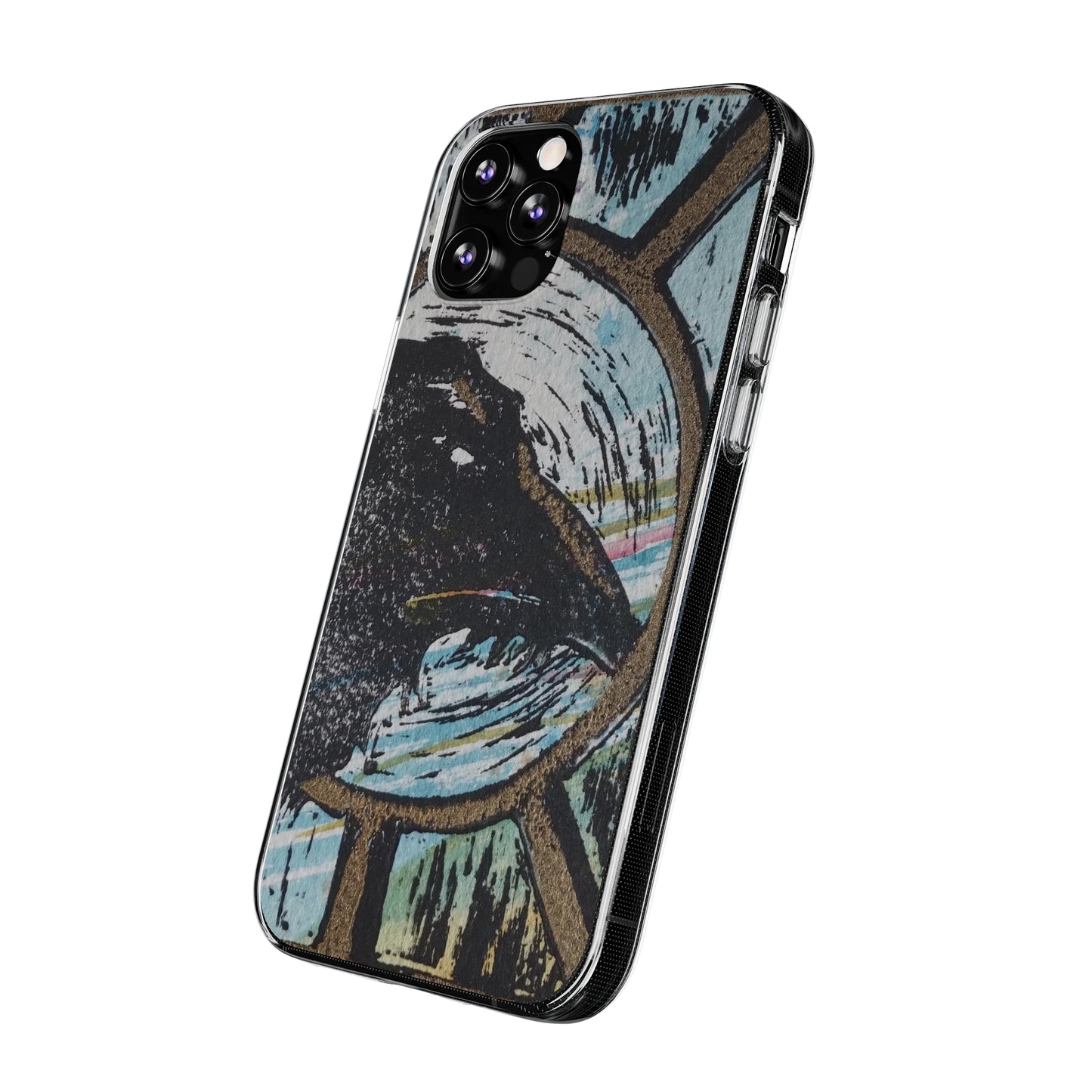 Soft Phone Cases Raven Colourful