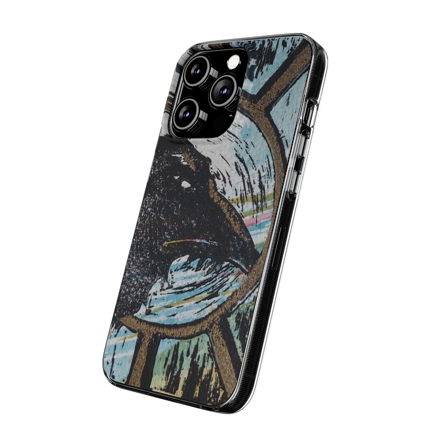 Soft Phone Cases Raven Colourful