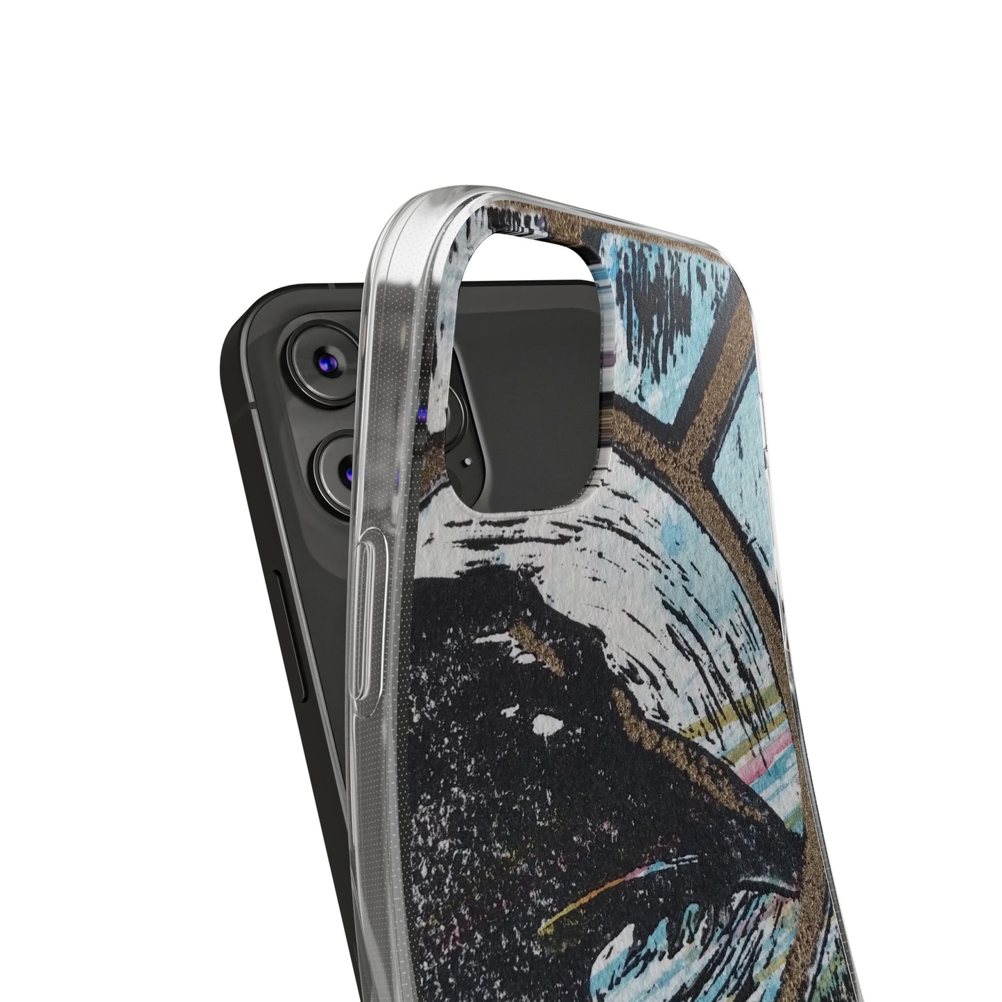 Soft Phone Cases Raven Colourful