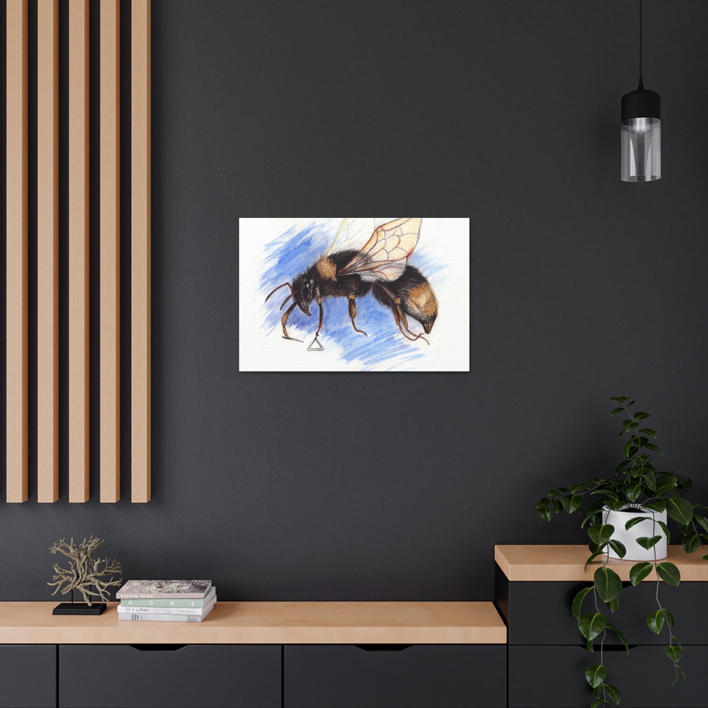 Whimsical Bee -Canvas Gallery Wraps