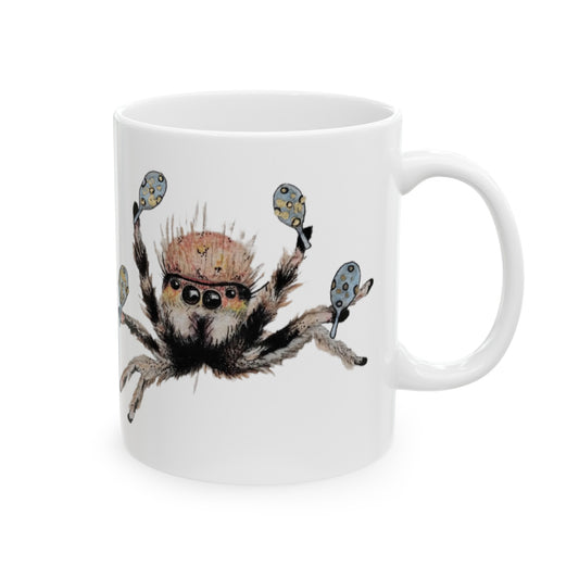 Cha Cha Spider Ceramic Mug 11oz