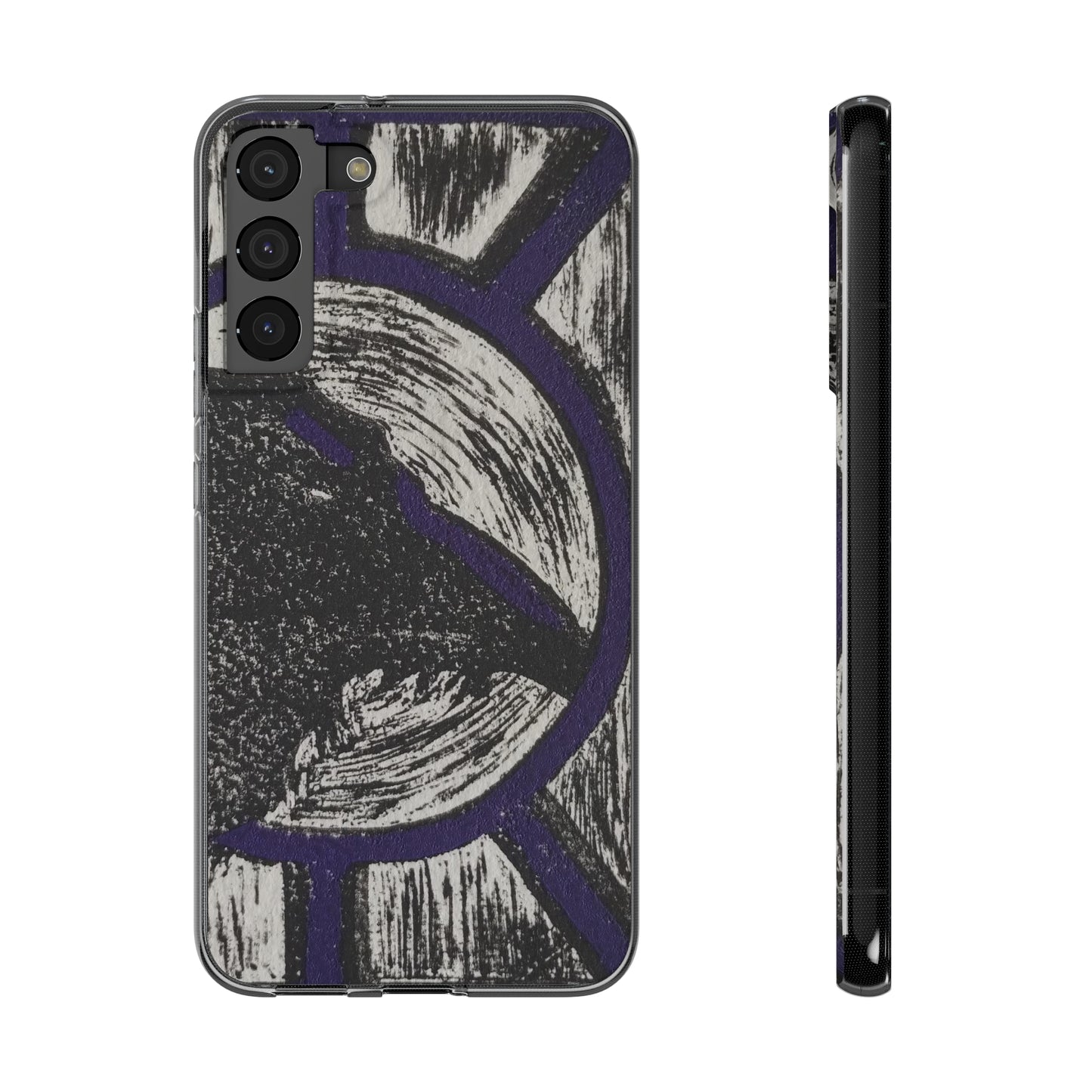 Soft Phone Cases Raven Purple