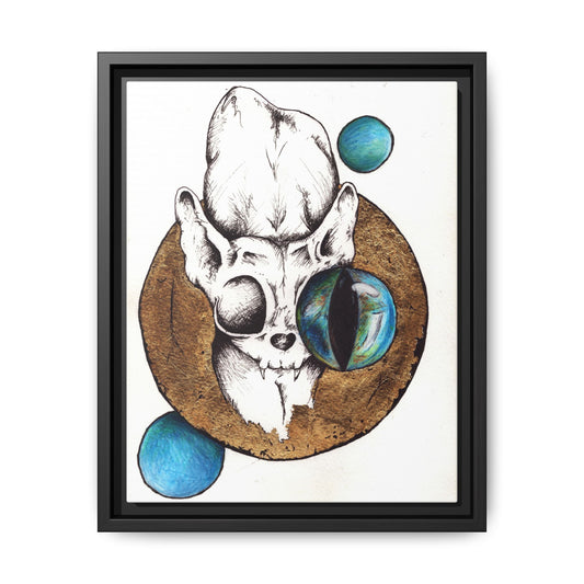 Mowlgi Print Matte Canvas, Black Frame