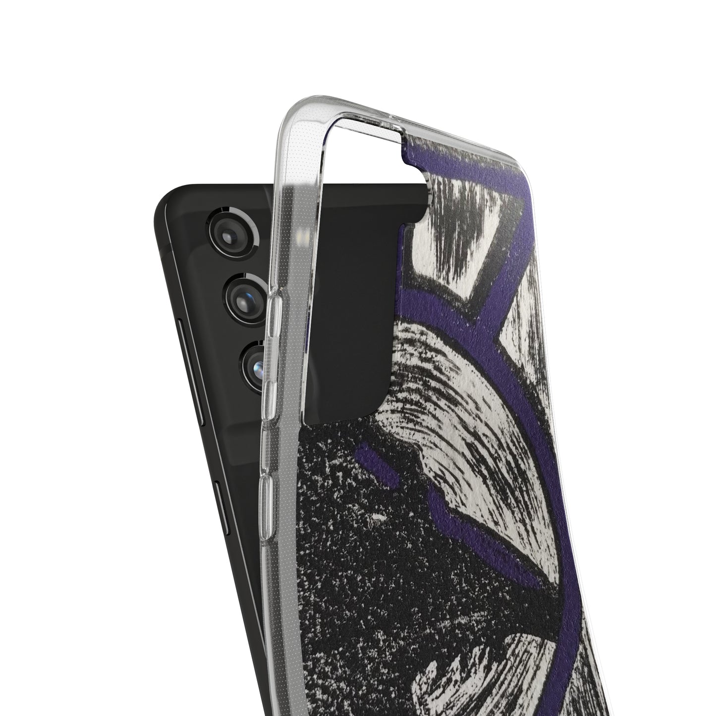 Soft Phone Cases Raven Purple