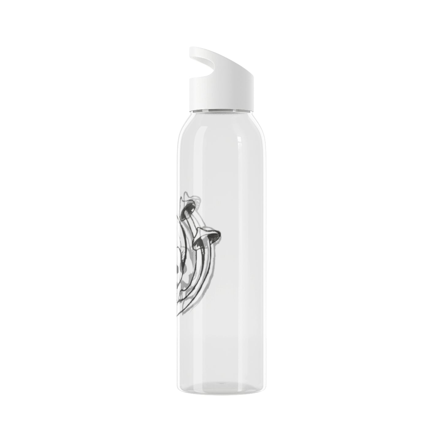 Skull and Mushrooms Water Bottle