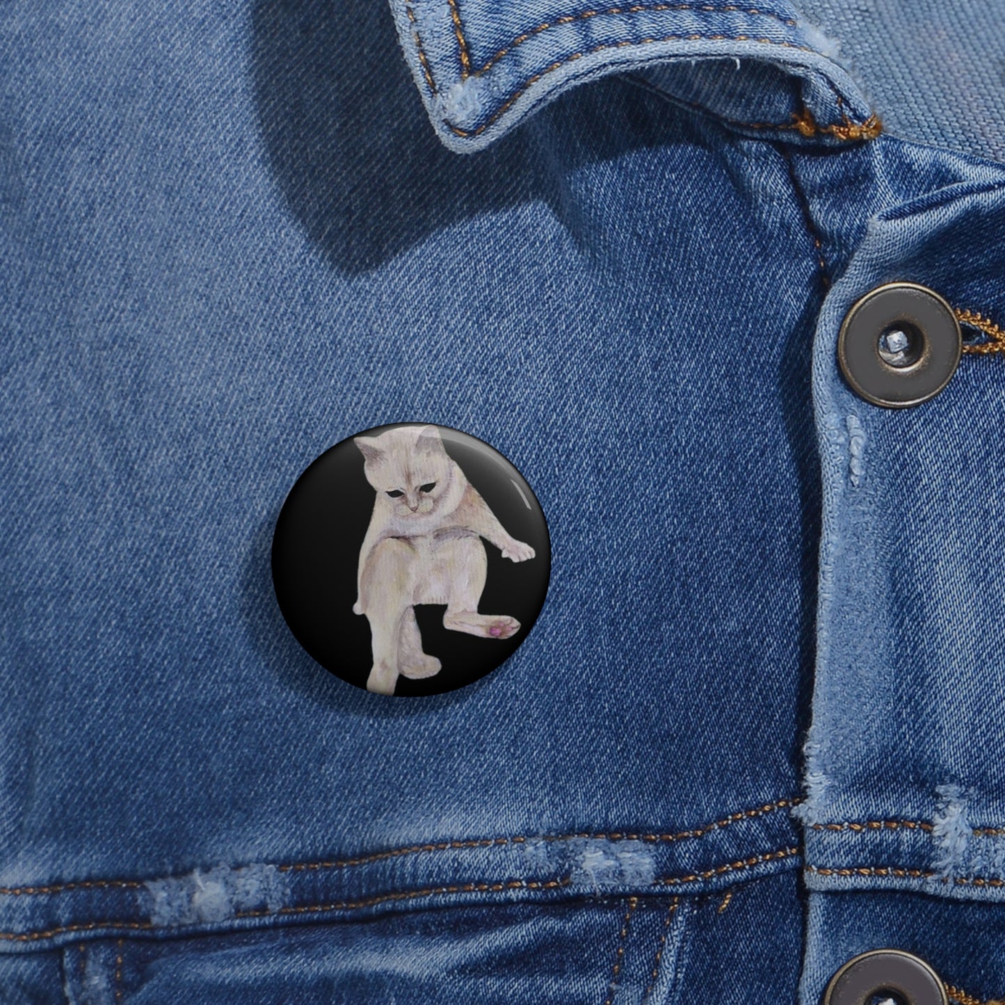 Peanut Pin Button