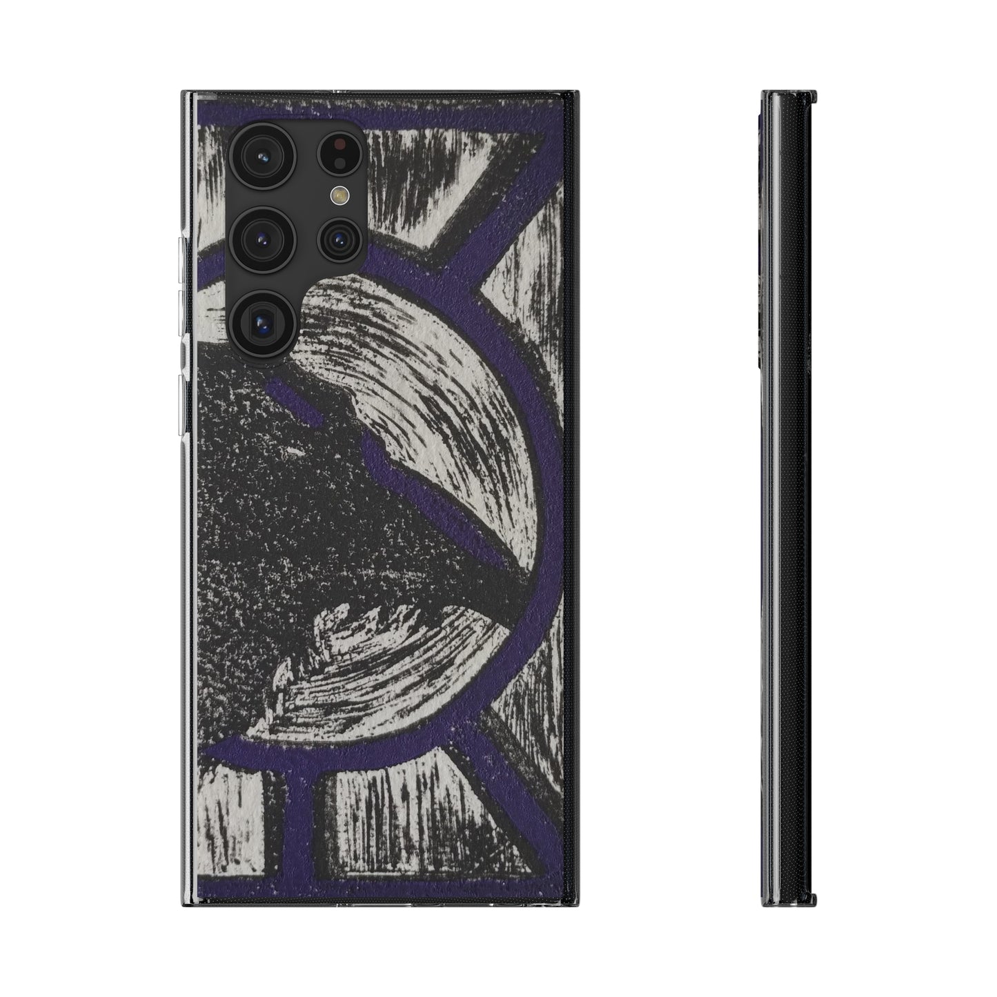 Soft Phone Cases Raven Purple