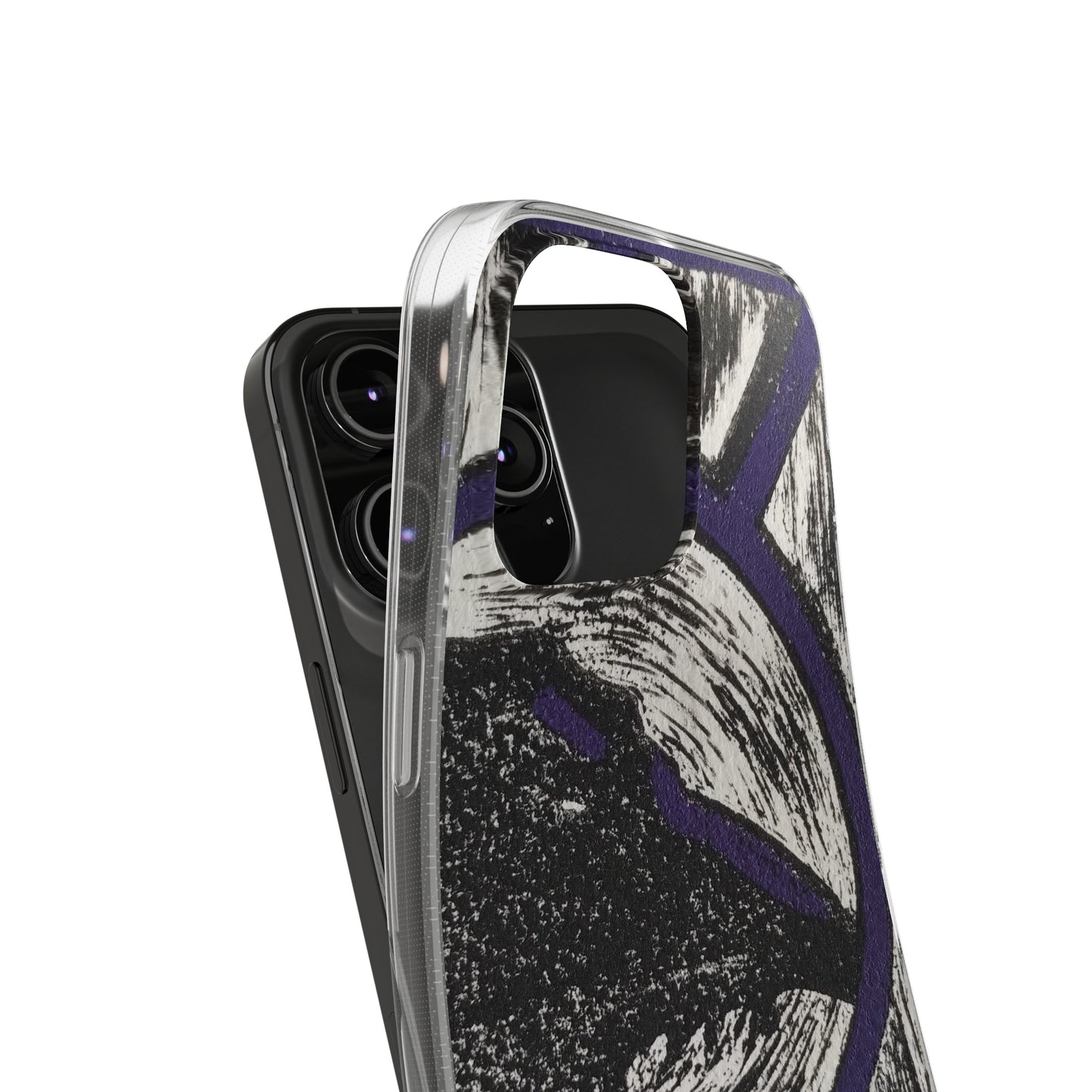 Soft Phone Cases Raven Purple