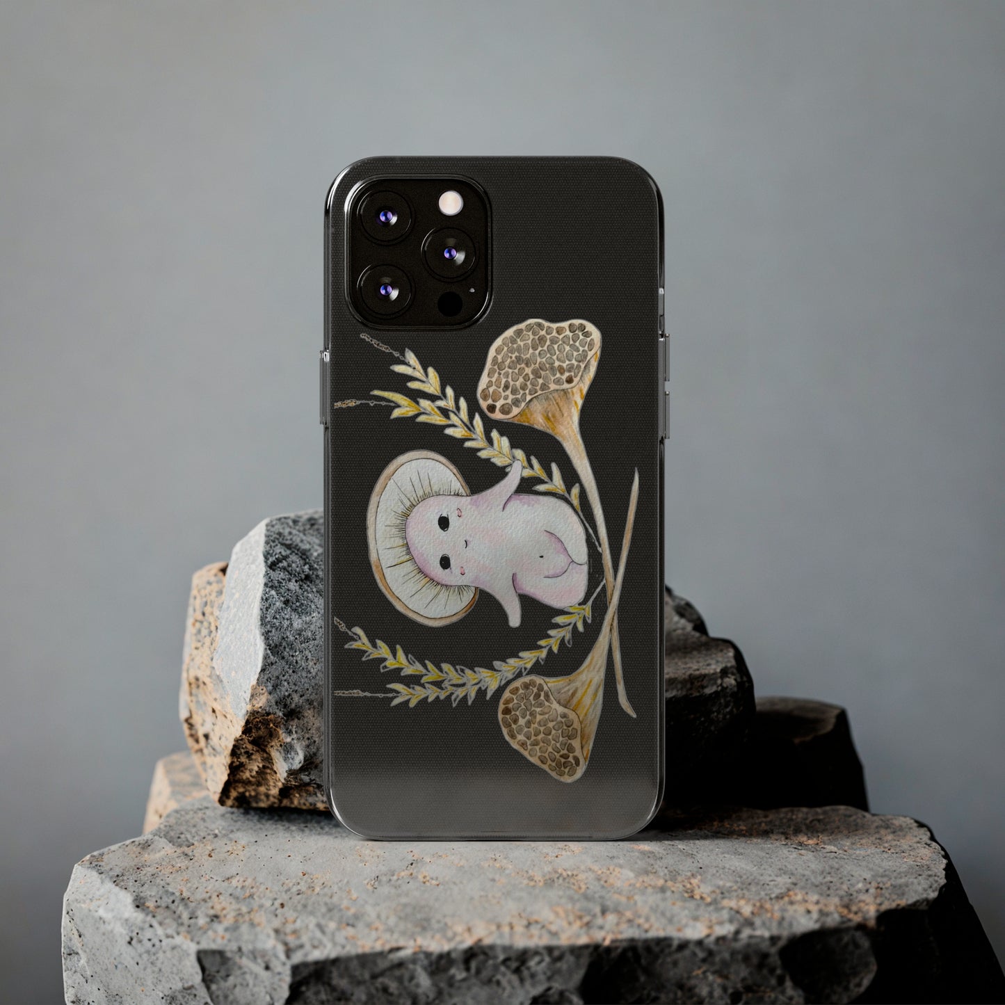 Soft Phone Case Mushroom Baby