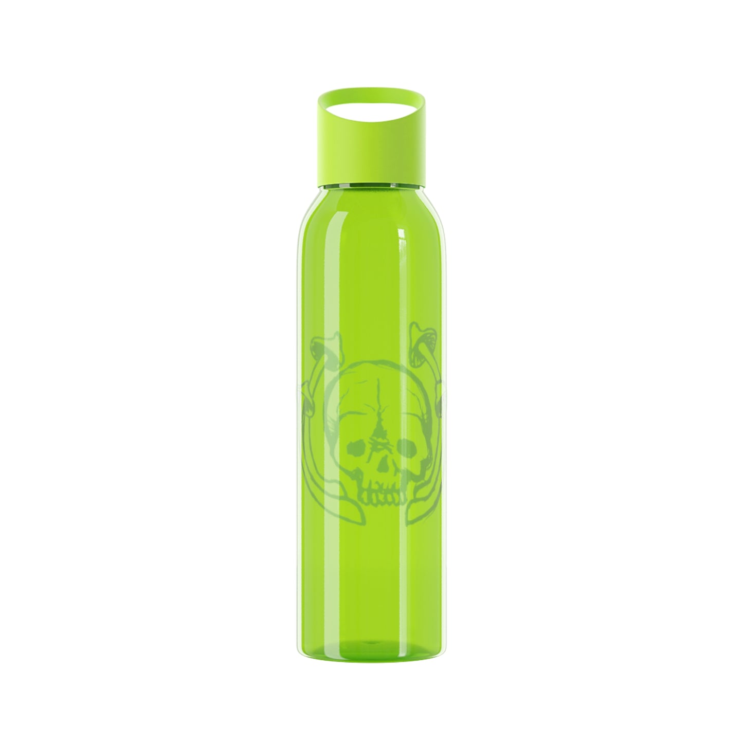 Skull and Mushrooms Water Bottle