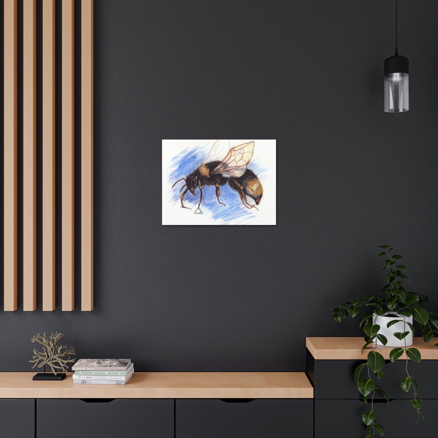 Whimsical Bee -Canvas Gallery Wraps