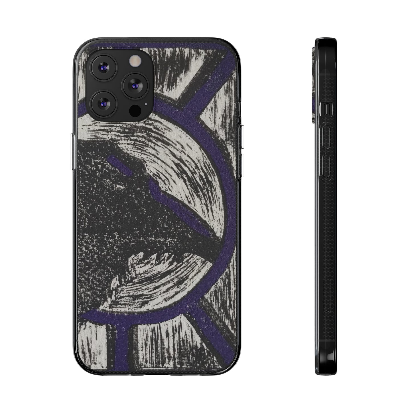 Soft Phone Cases Raven Purple